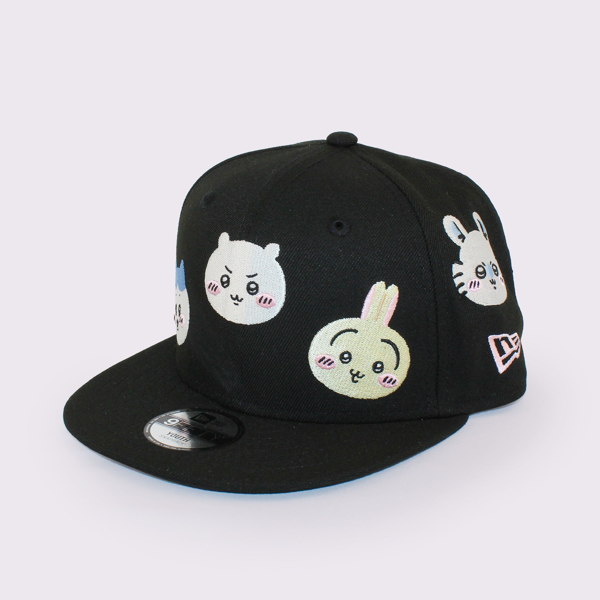 NEW ERA キッズ Youth 9FIFTY ちいかわ / キャラALL OVER ブラック