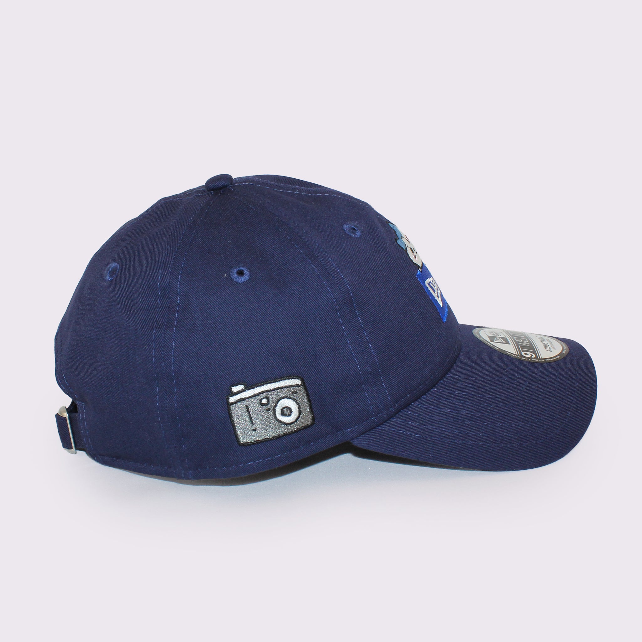 NEW ERA 9TWENTY ちいかわ / ボックスロゴ ハチワレ ライトネイビー
