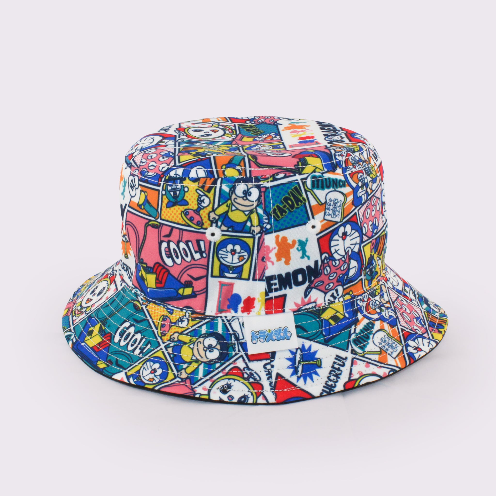 NEW ERA バケット01 リバーシブル ドラえもん コミック ブラック