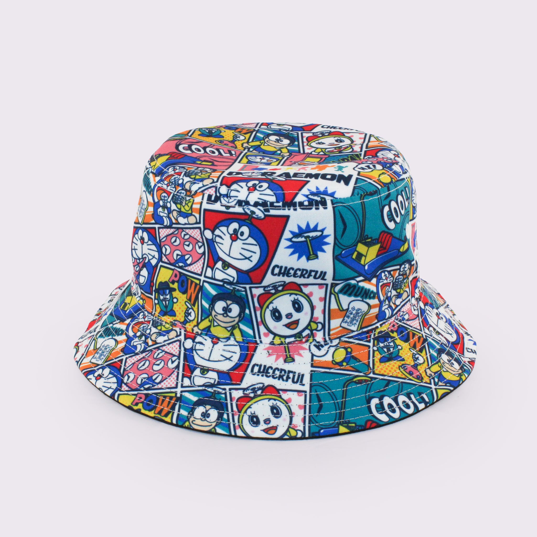 NEW ERA バケット01 リバーシブル ドラえもん コミック ブラック