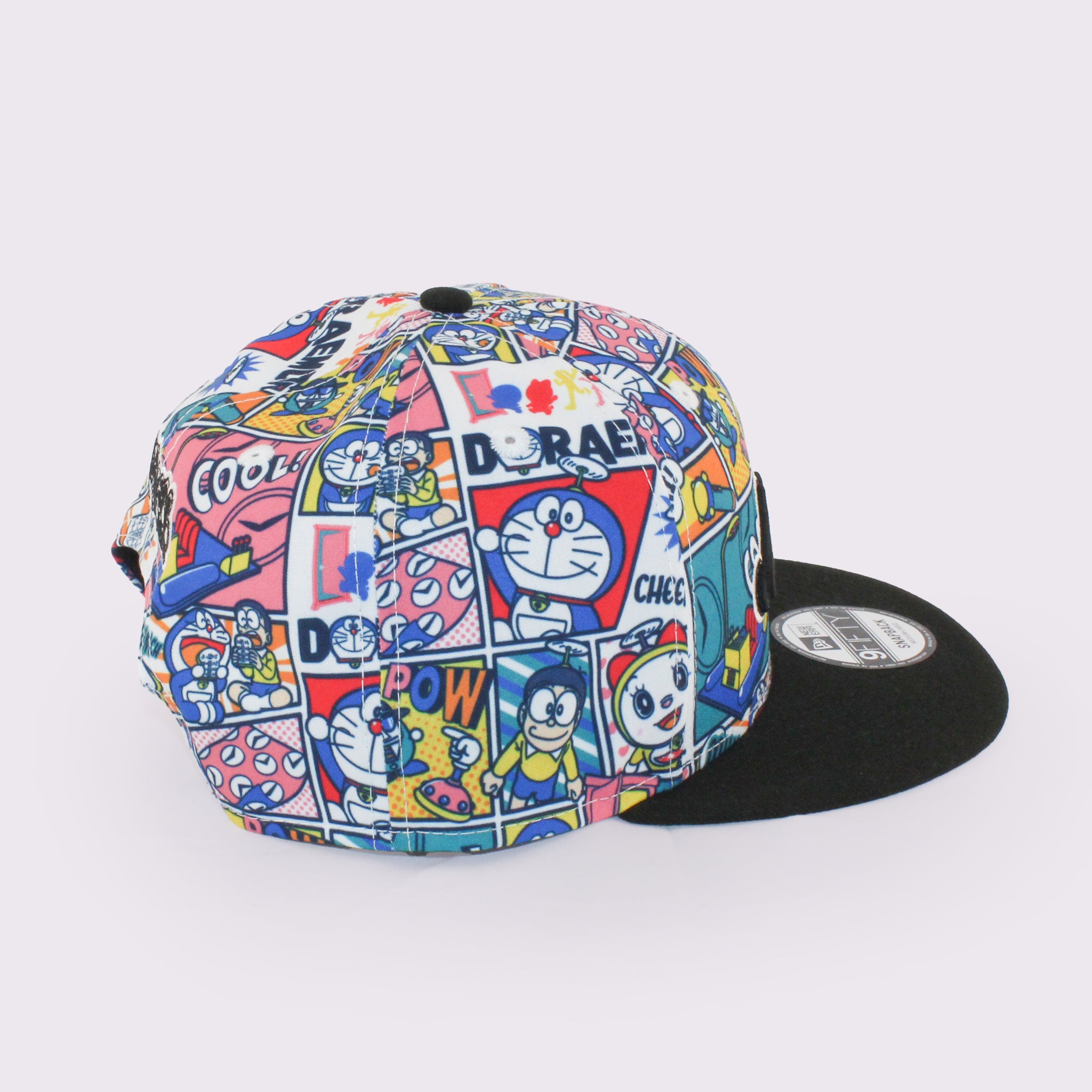 NEW ERA 9FIFTY ドラえもん コミック オールオーバープリント ブラックバイザー