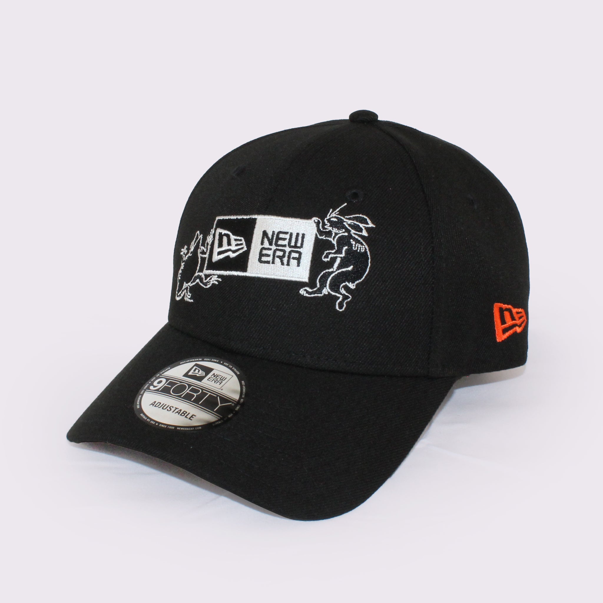 NEW ERA 9FORTY 鳥獣戯画 ボックスロゴ ブラック