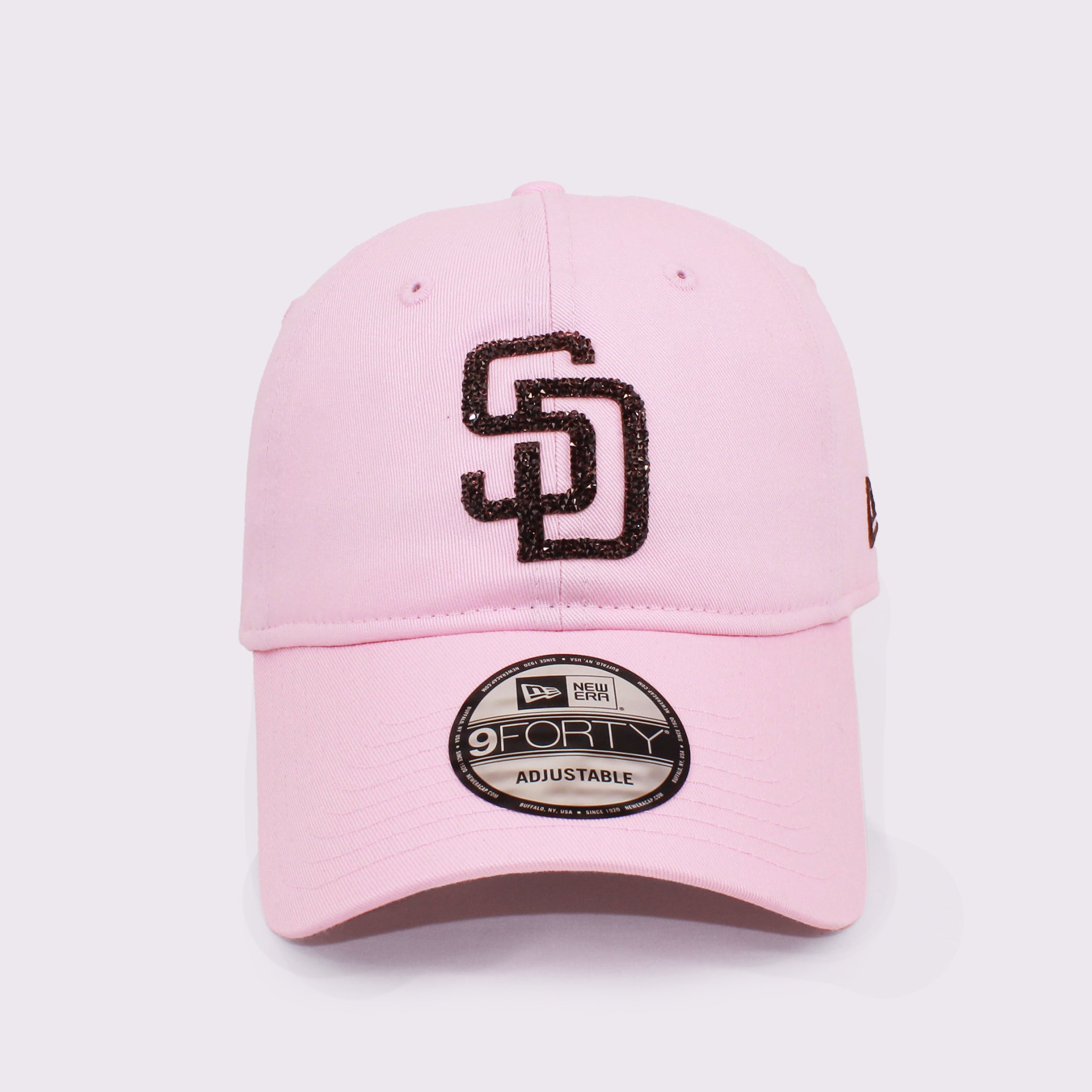 NEW ERA 9FORTY アンストラクチャード Unstructured Beads Logo ビーズロゴ サンディエゴ・パドレス ピンク