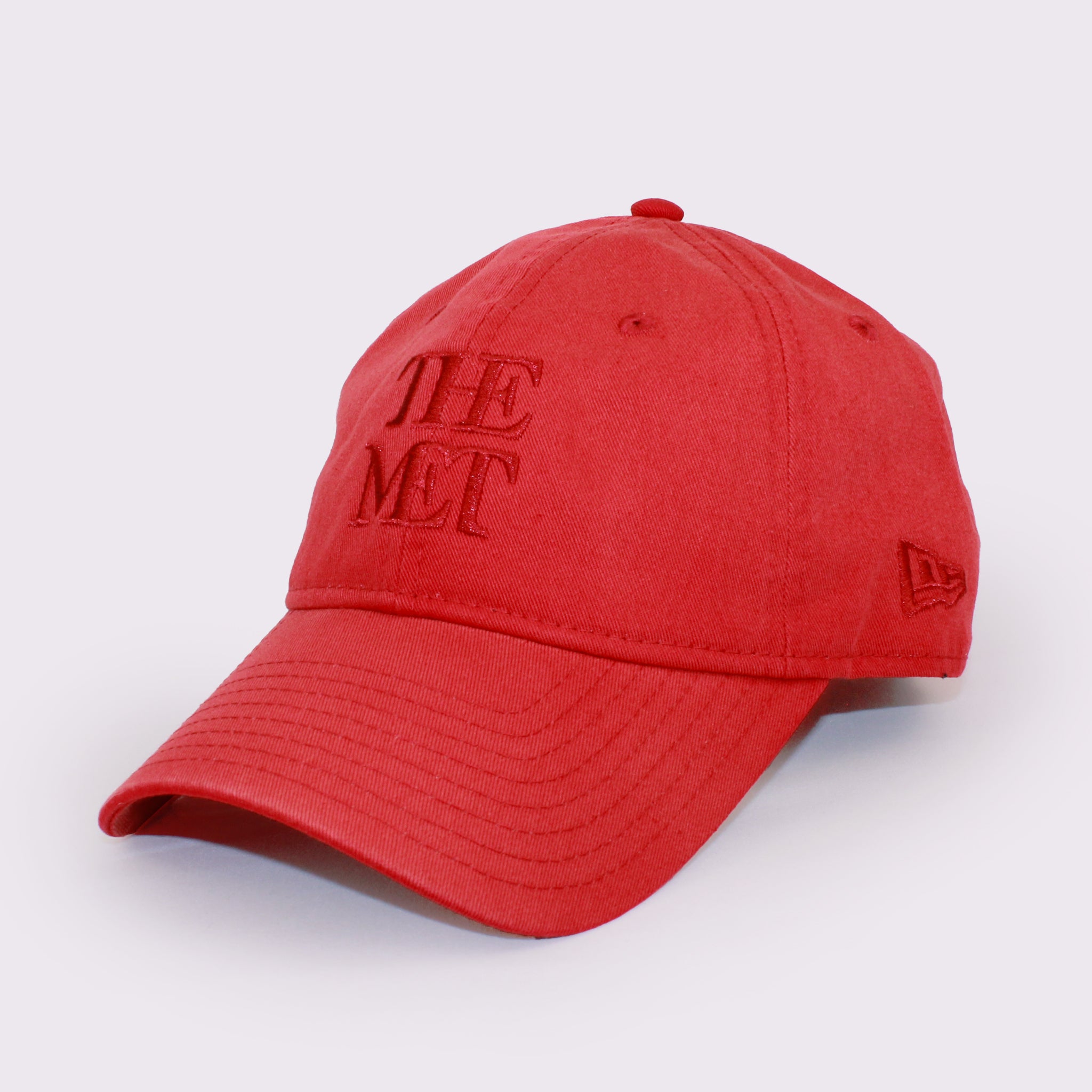 NEW ERA 9FORTY アンストラクチャード The Met ウォッシュ スカーレット