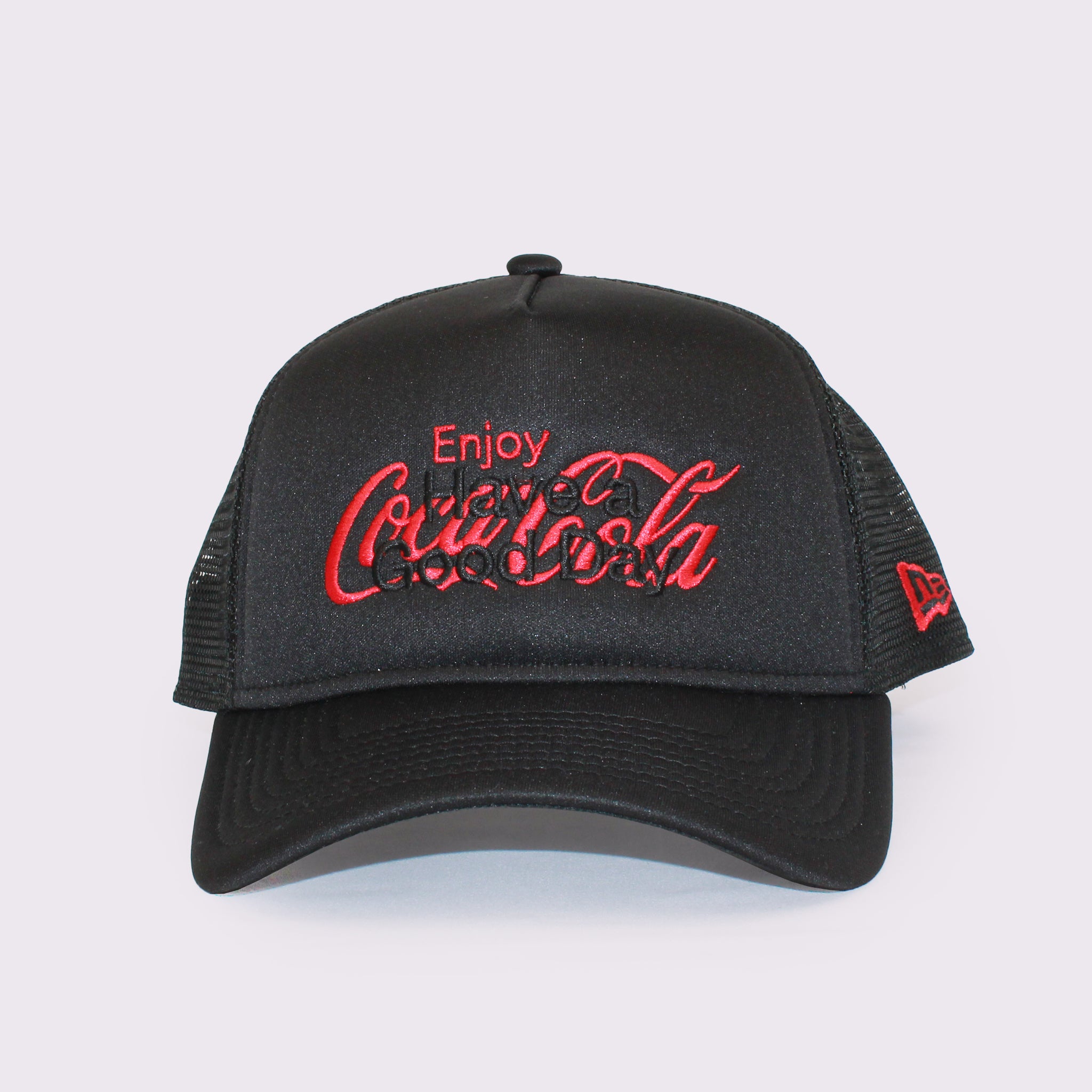 NEW ERA 9FORTY A-Frame トラッカー Coca-Cola designed by Kosuke Kawamura コカ･コーラ ブラック