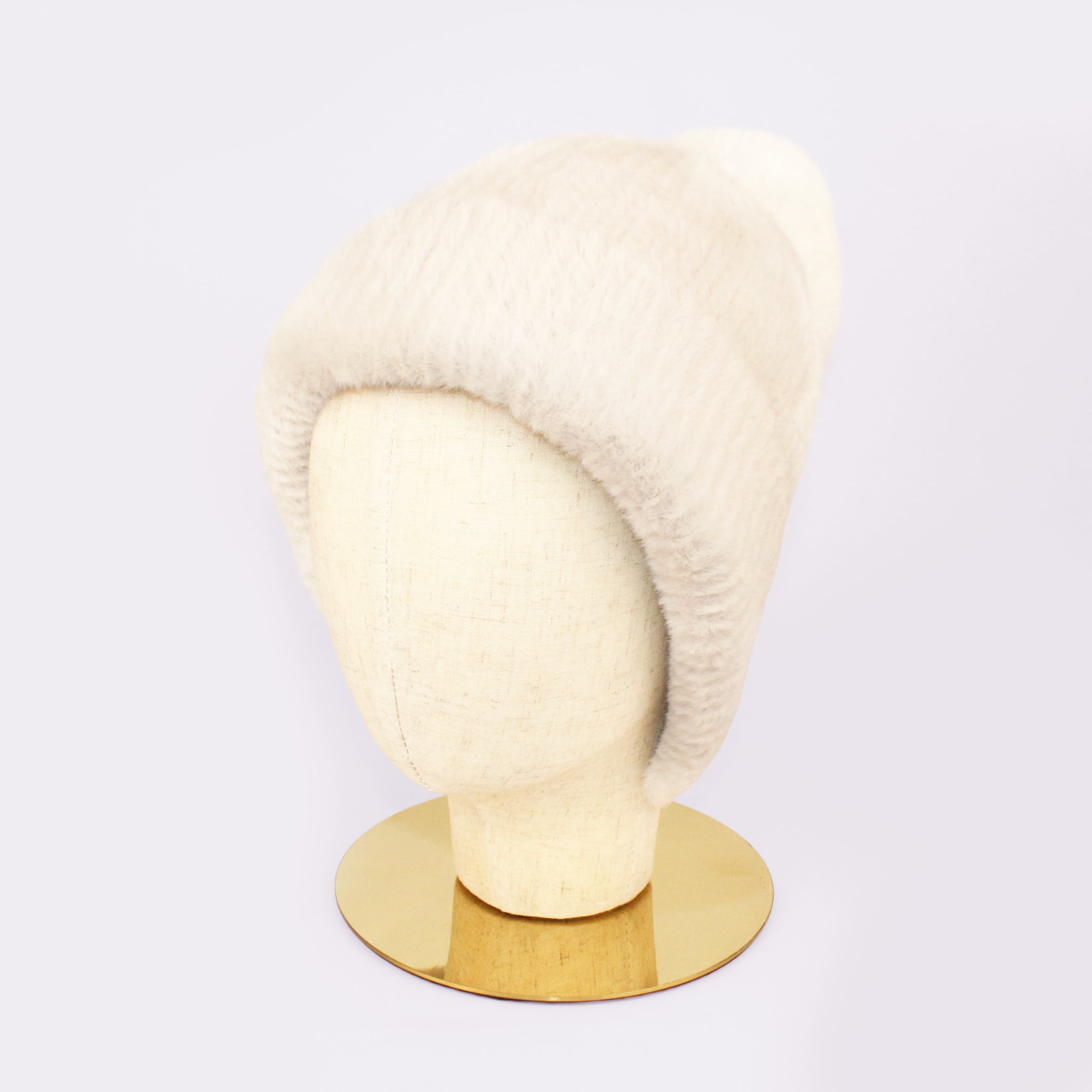 ヘアリーラップニット