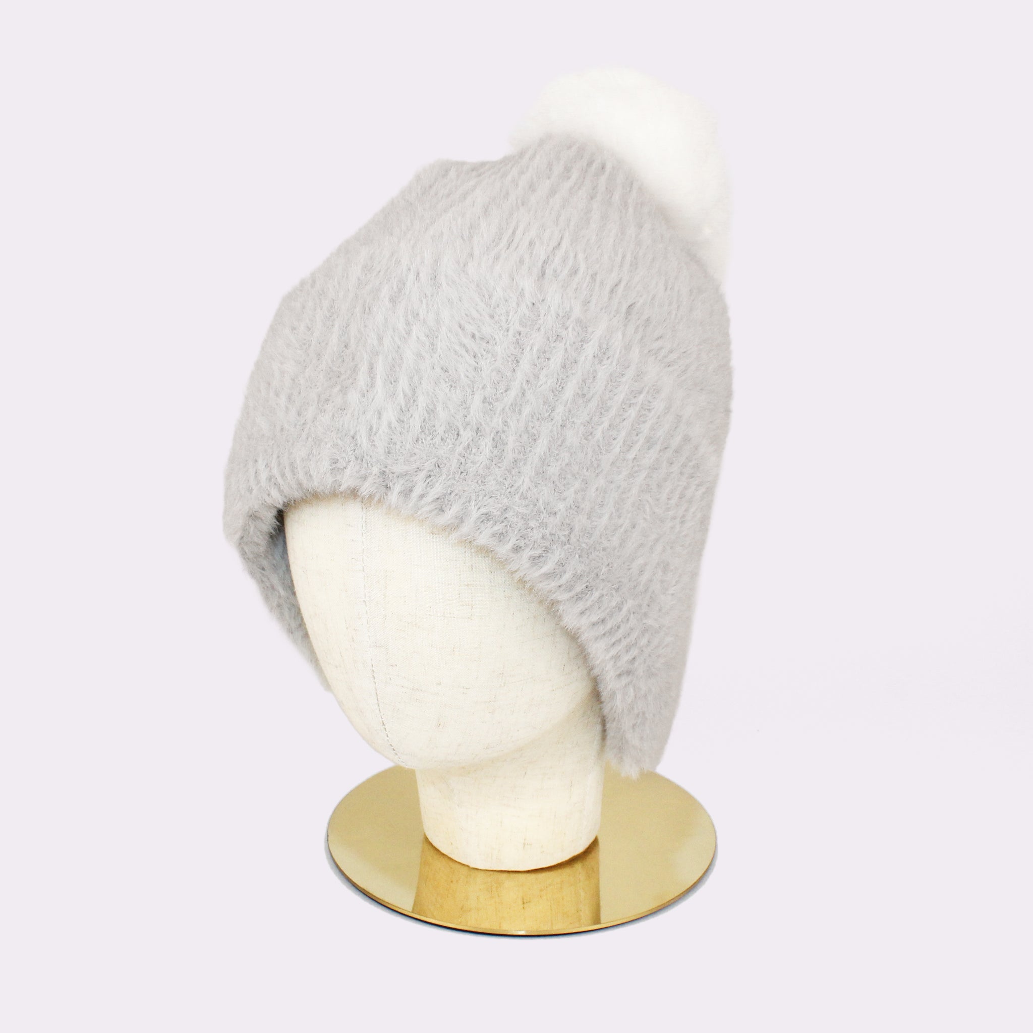 ヘアリーラップニット