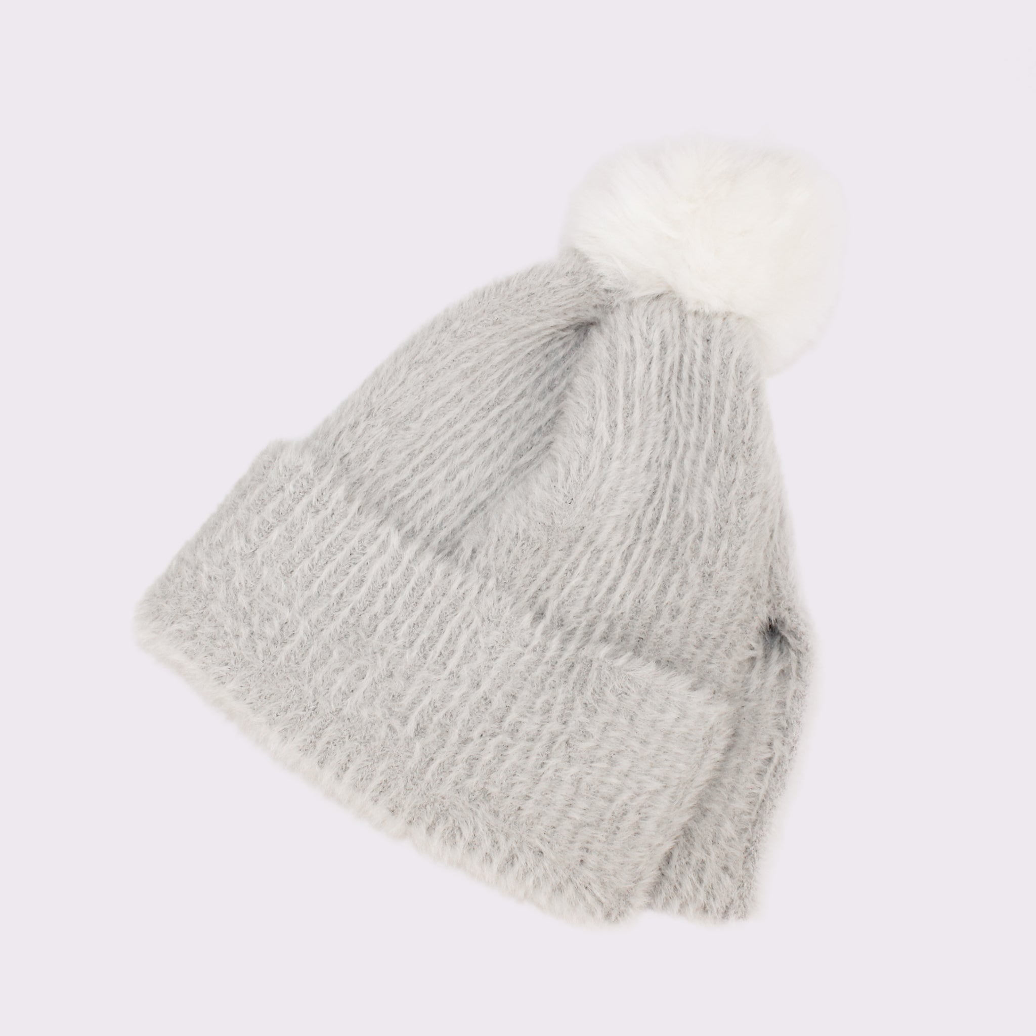 ヘアリーラップニット