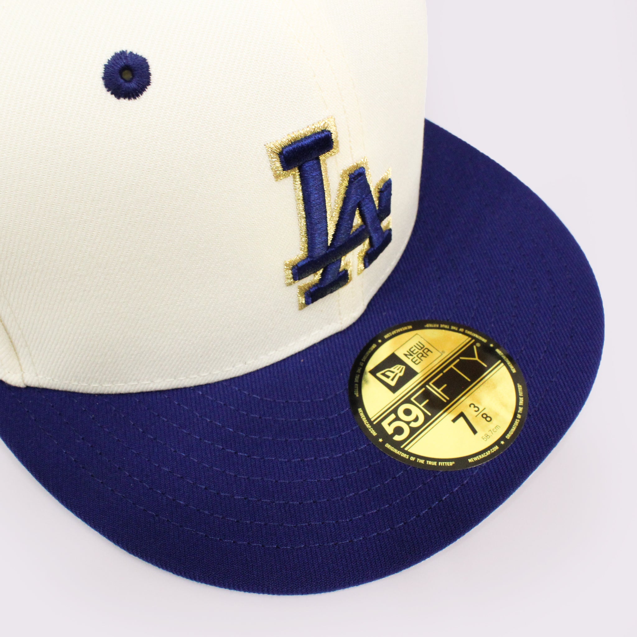 NEW ERA 59FIFTY Los Angeles Dodgers 50-50 Club Pack ロサンゼルス・ドジャース クロームホワイト ダークロイヤルバイザー  7 3/8   7 5/8