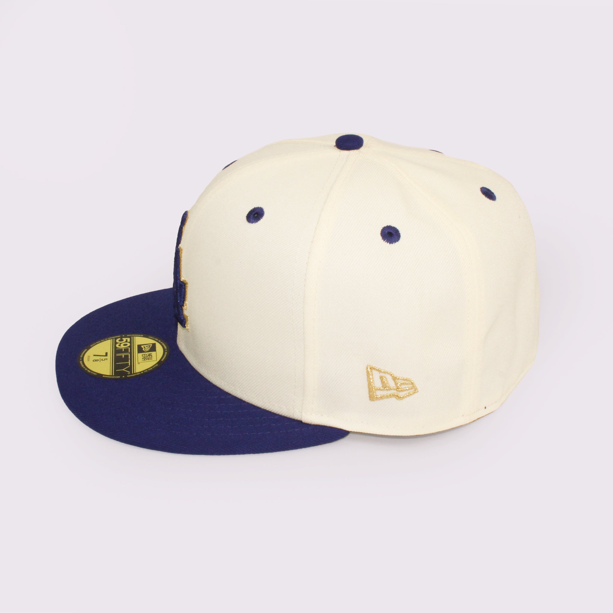 NEW ERA 59FIFTY Los Angeles Dodgers 50-50 Club Pack ロサンゼルス・ドジャース クロームホワイト ダークロイヤルバイザー  7 3/8   7 5/8