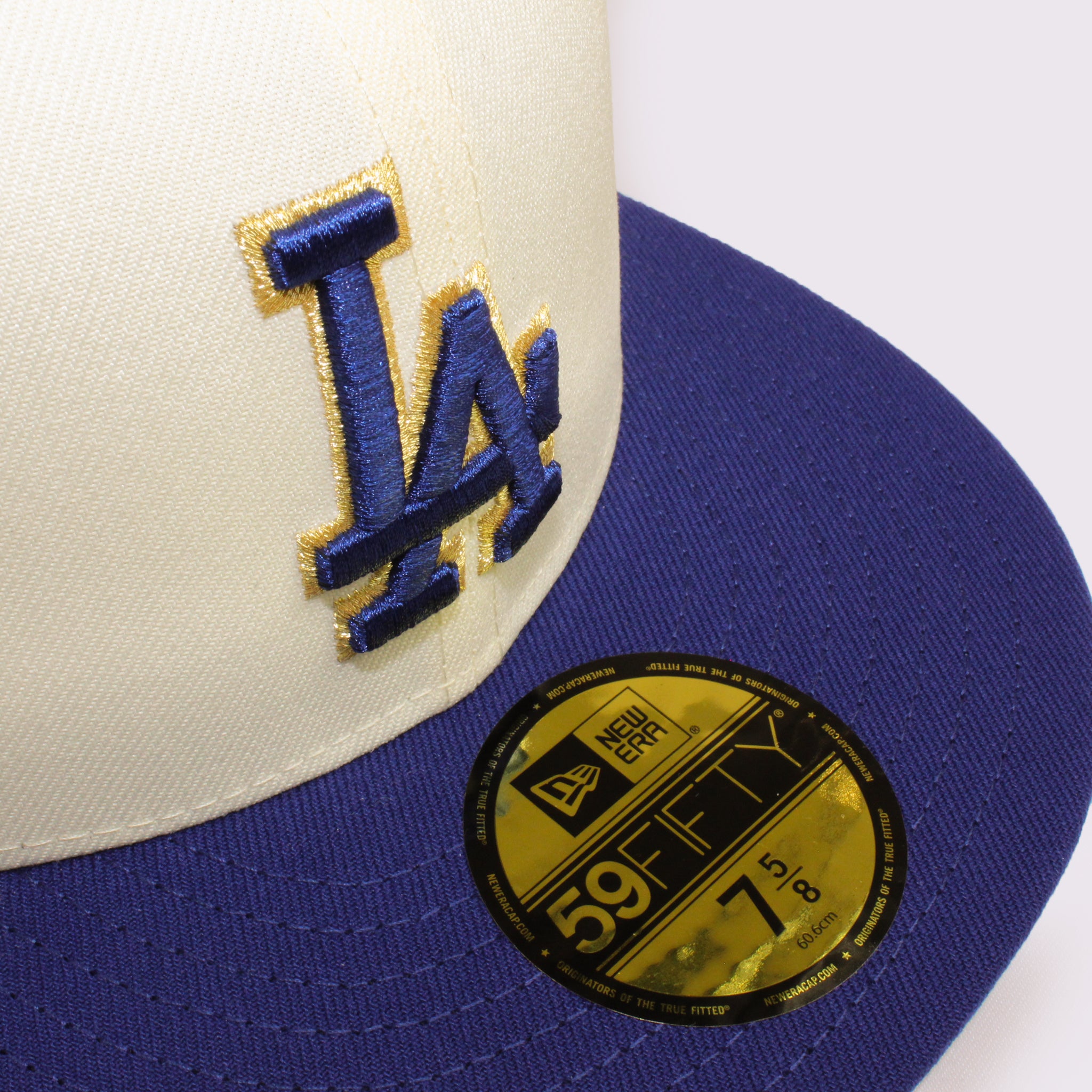 NEW ERA 59FIFTY Los Angeles Dodgers 50-50 Club Pack ロサンゼルス・ドジャース クロームホワイト ダークロイヤルバイザー  7 3/8   7 5/8