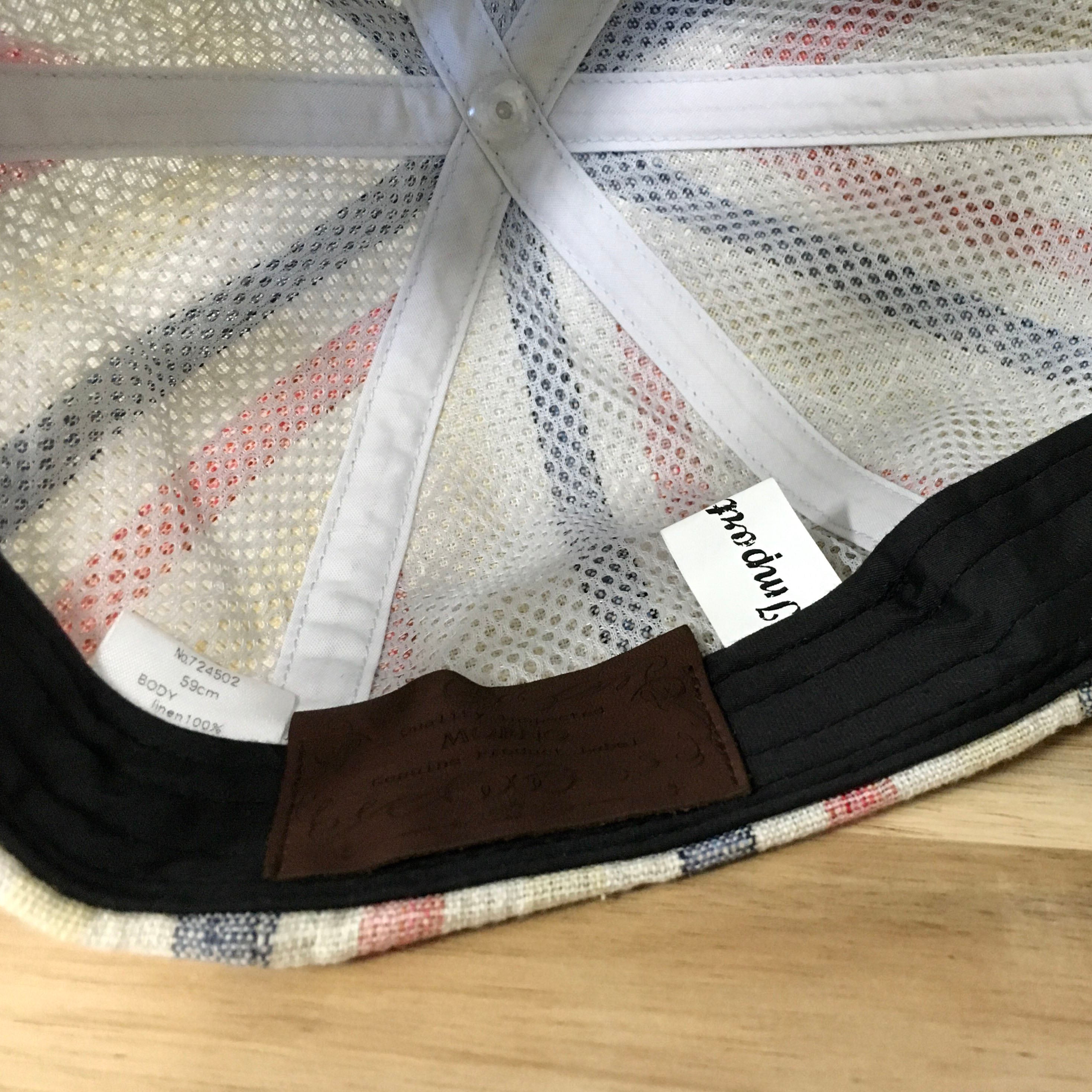 morno № 724502　インポートファブリックストライプCAP