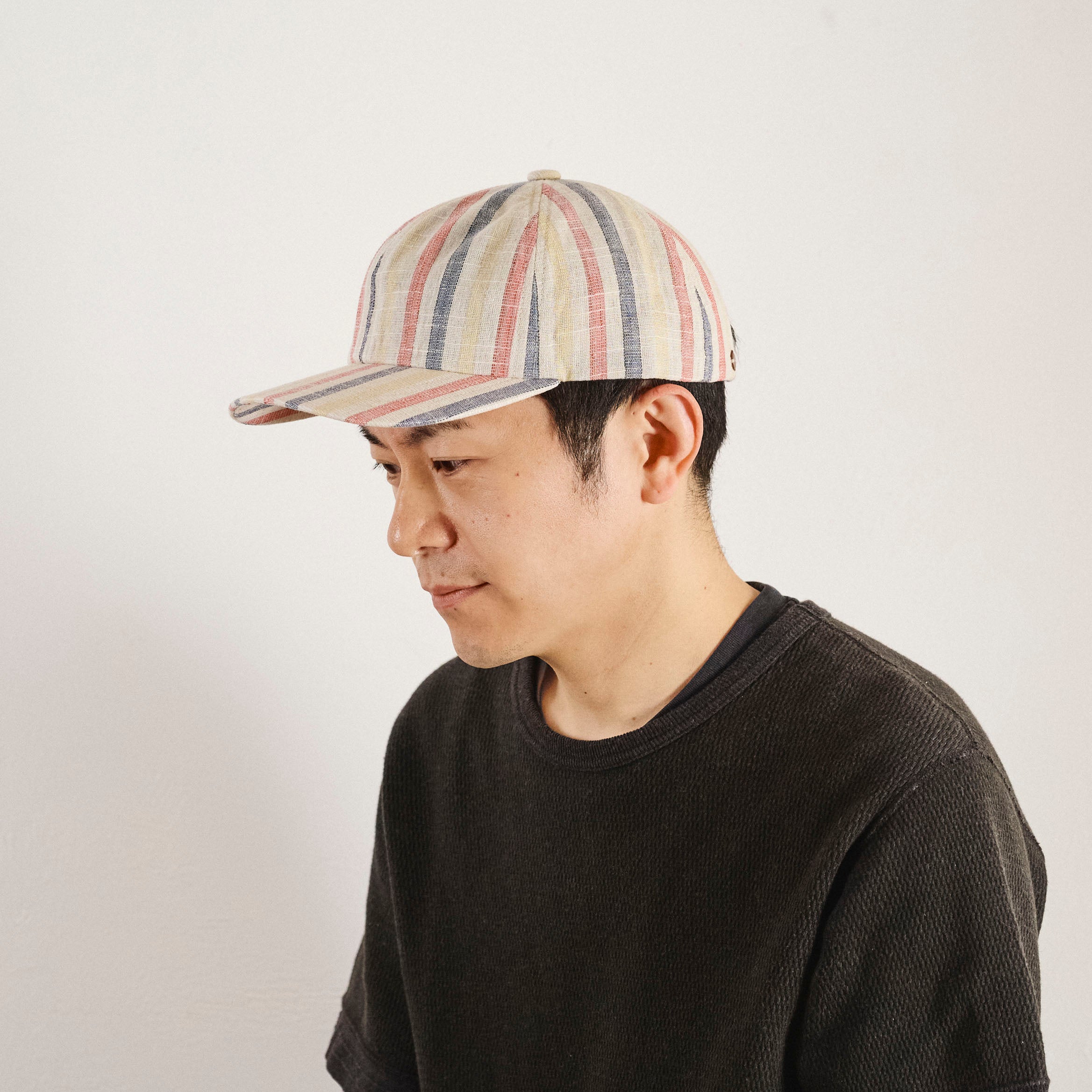 morno № 724502　インポートファブリックストライプCAP