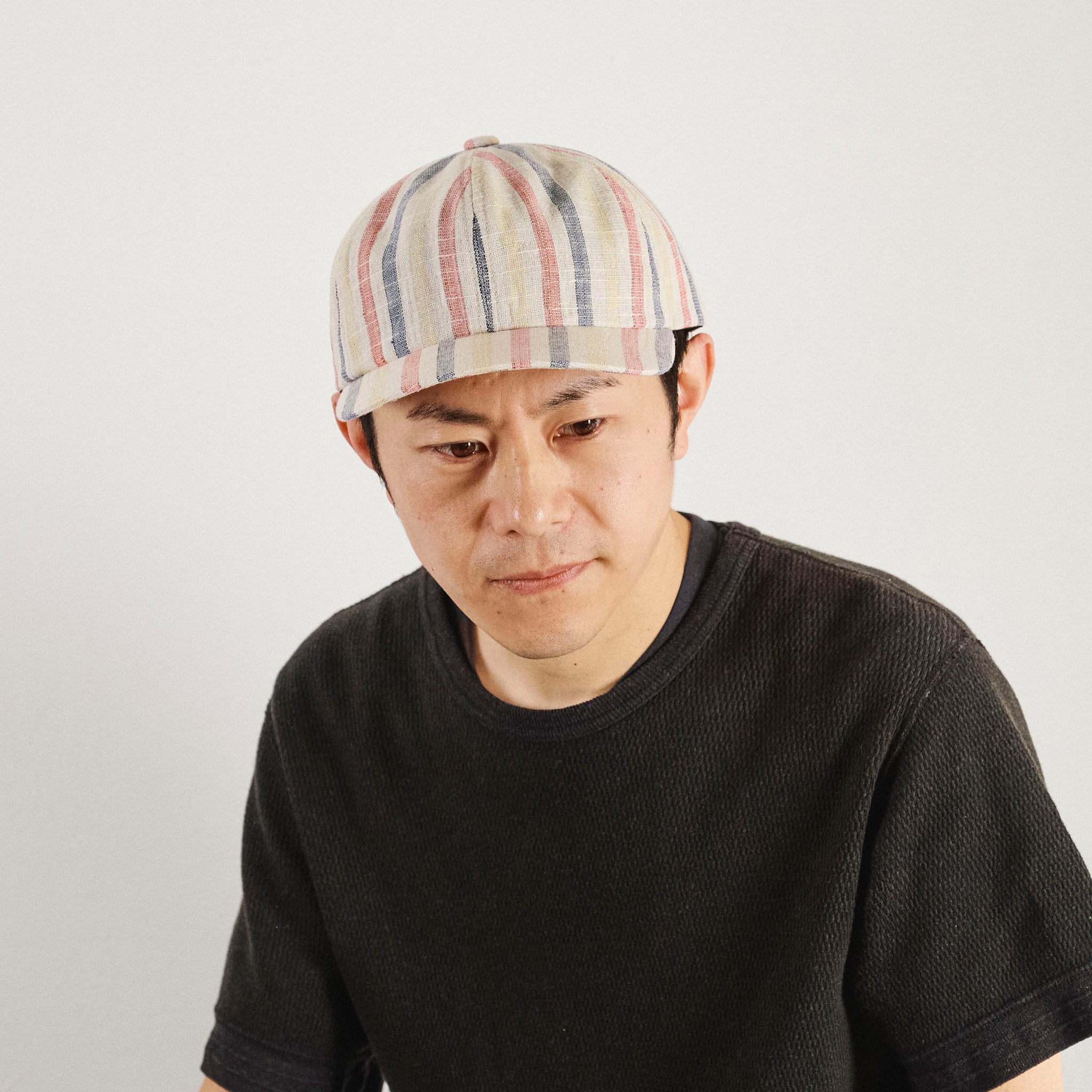 morno № 724502　インポートファブリックストライプCAP