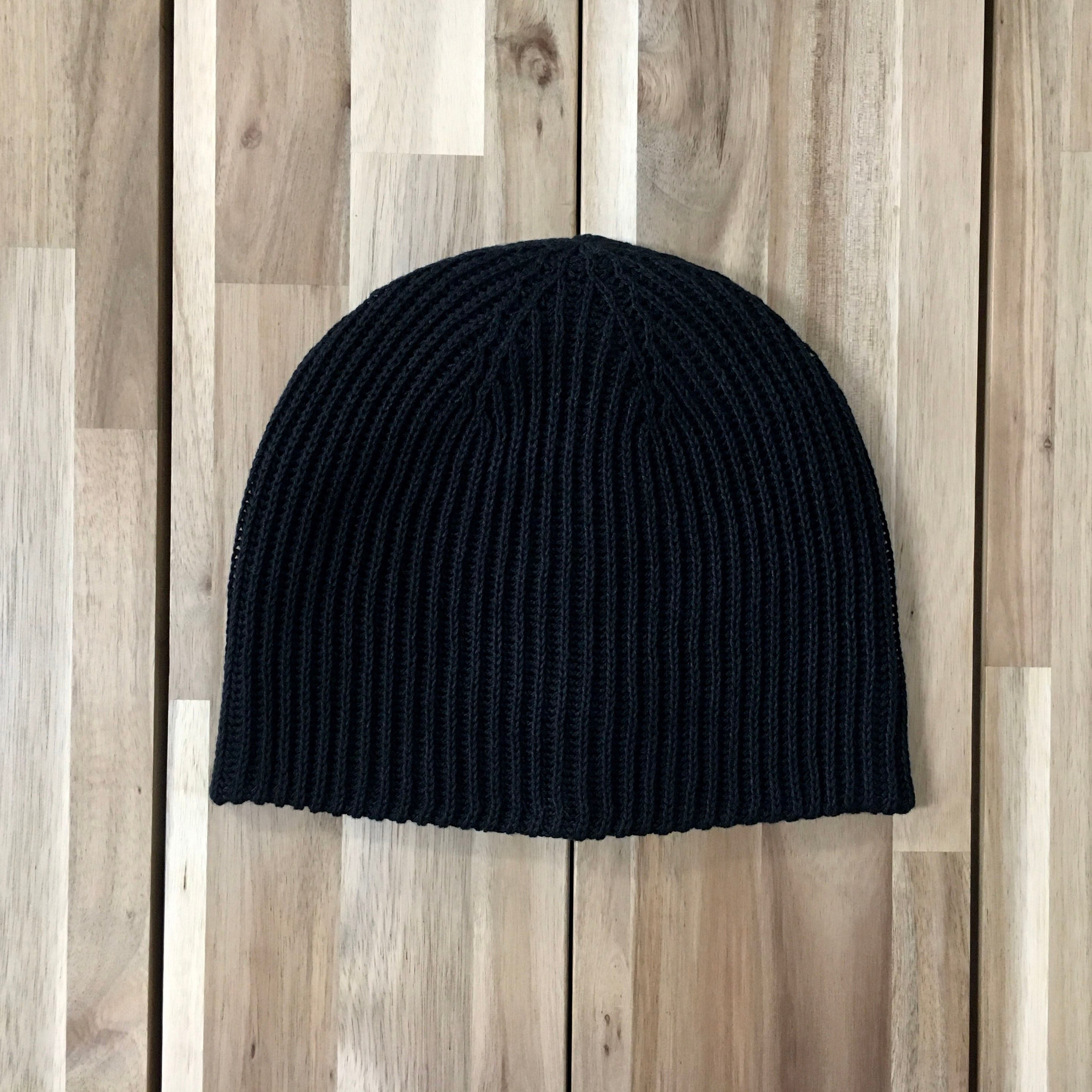 morno № 724525　綿麻ニットビーニー