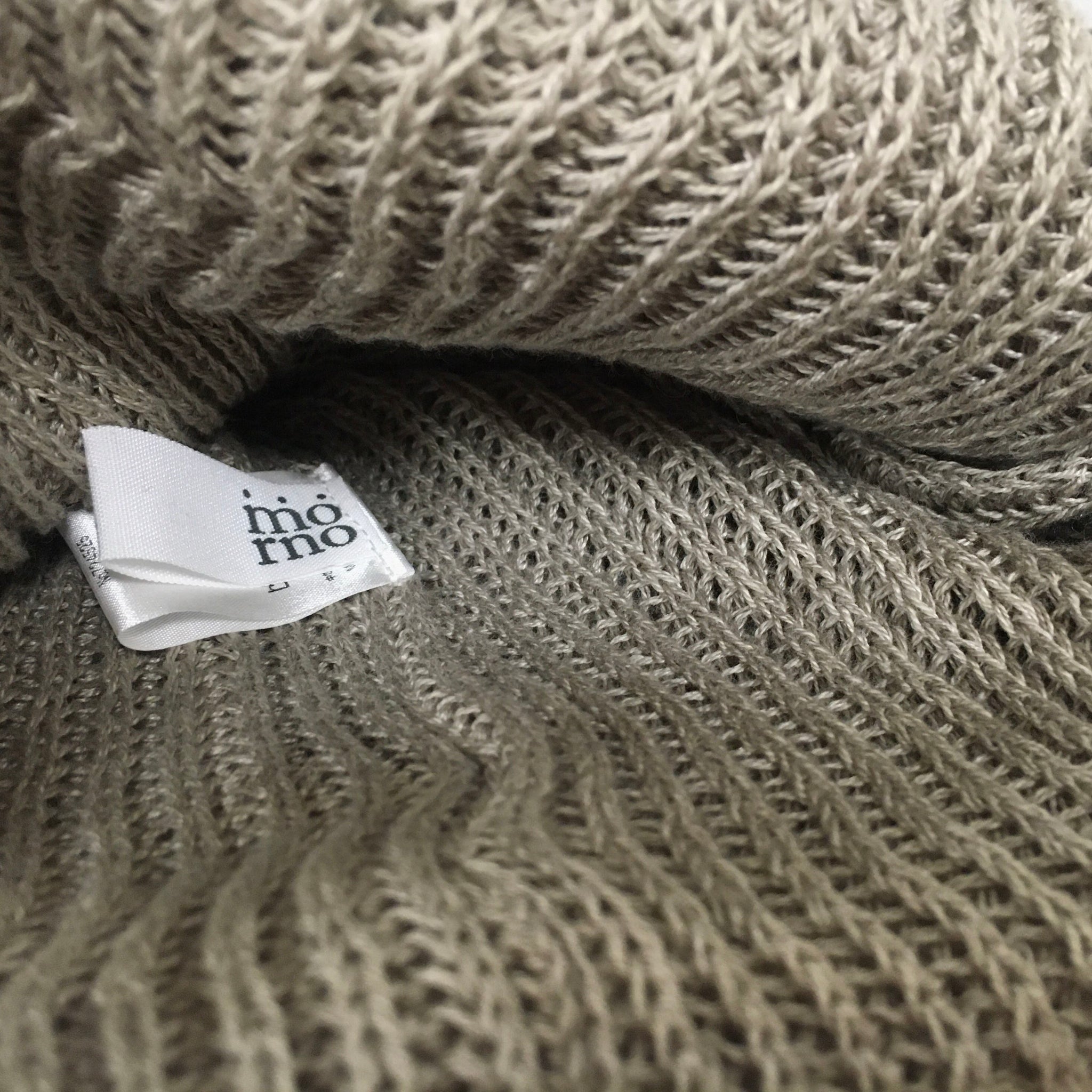 morno № 724525　綿麻ニットビーニー