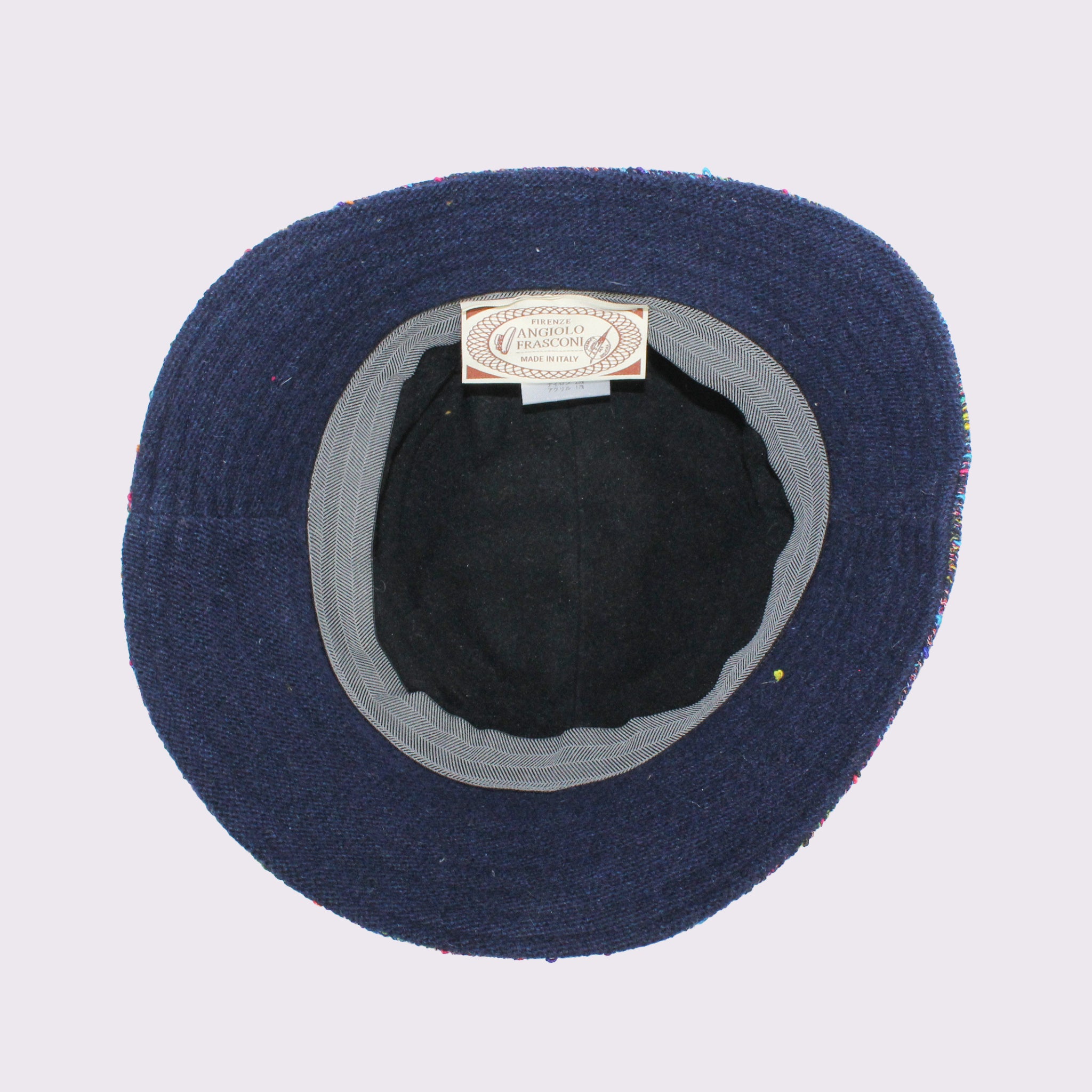ANGIOLO FRASCONI　ネップツイードサファリハット