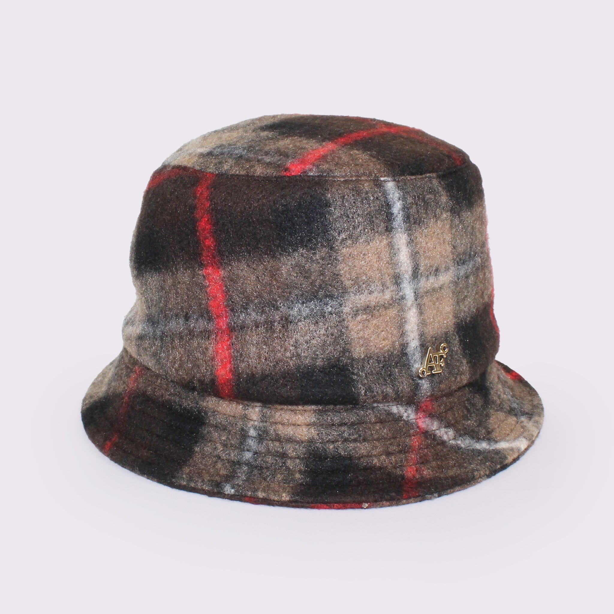 ANGIOLO FRASCONI　チェックバケットハット