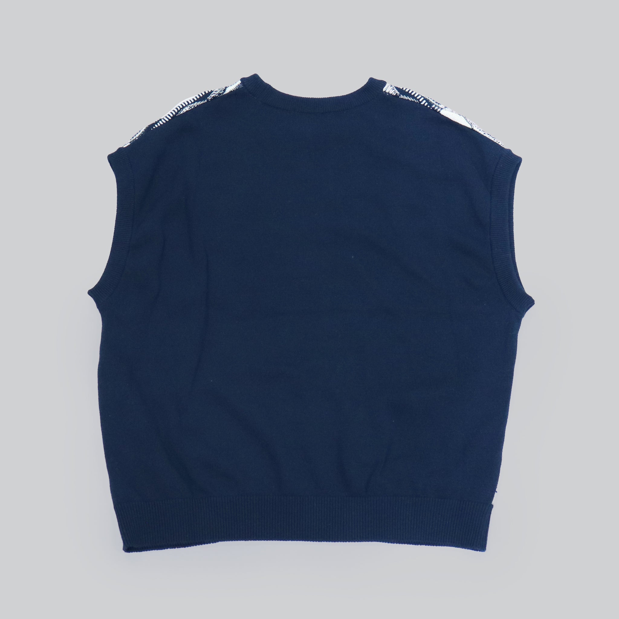 【HKD/花澤ニットデザイン】波柄ベスト