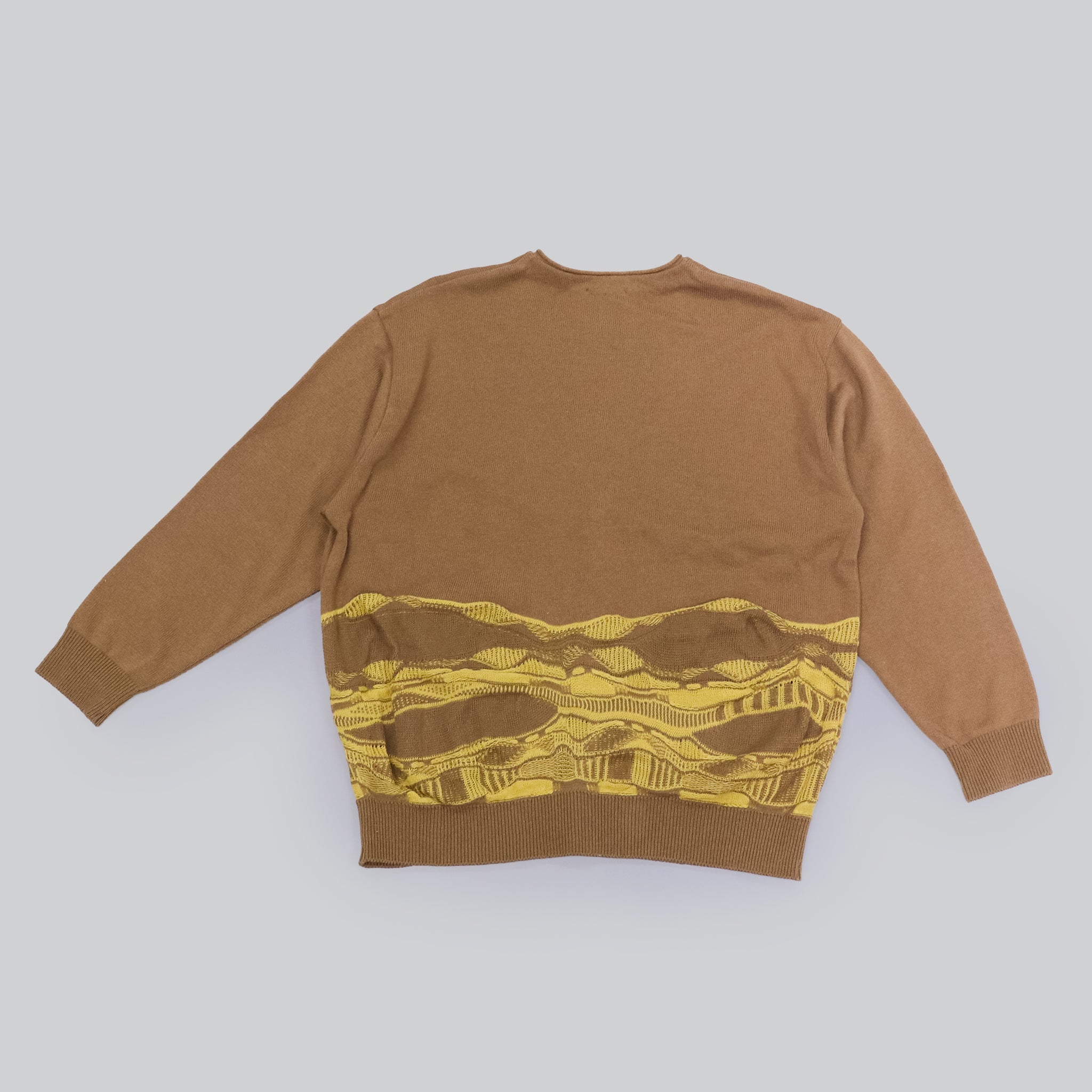 【HKD/花澤ニットデザイン】波柄カーディガン