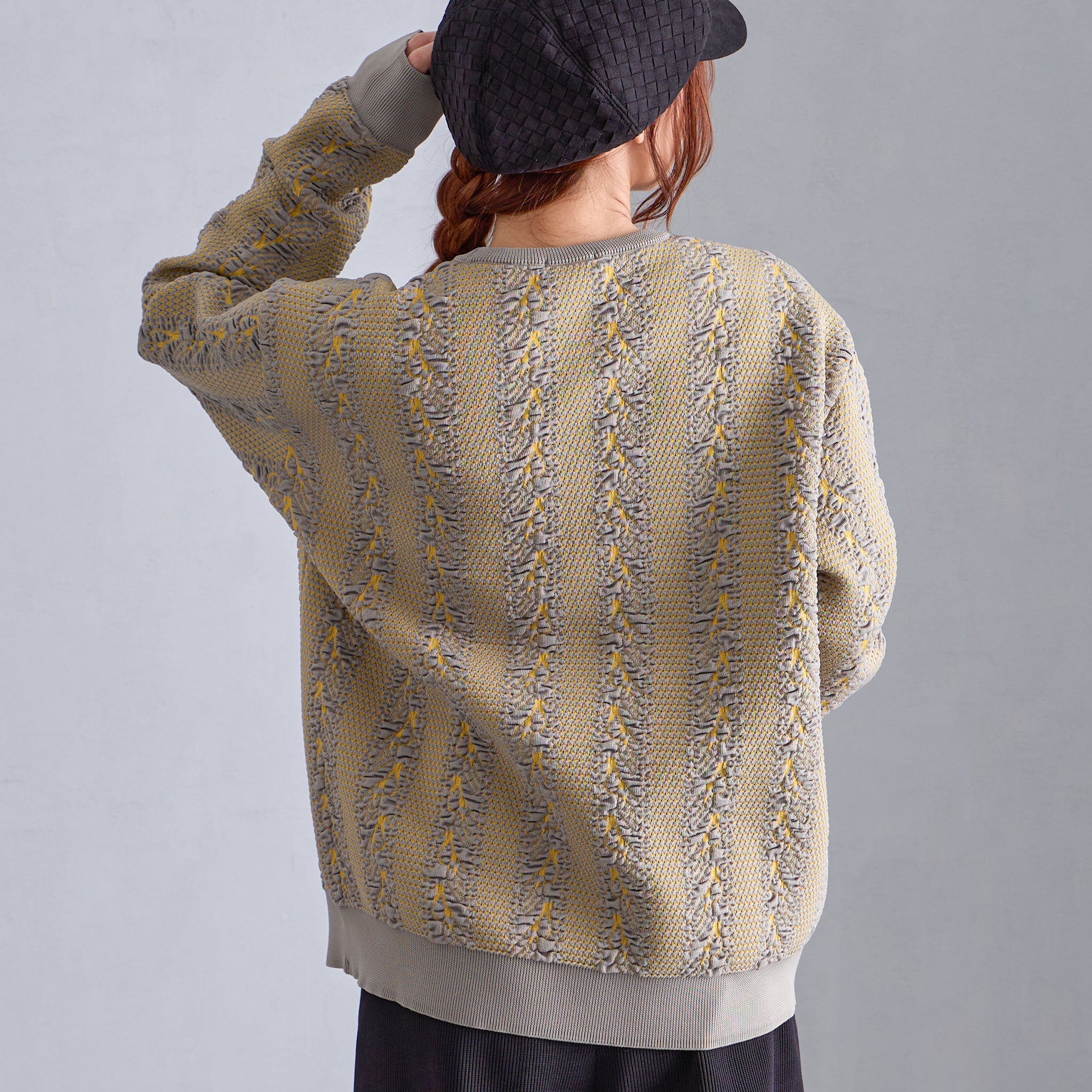 HKD/花澤ニットデザイン】鳥柄プルオーバー