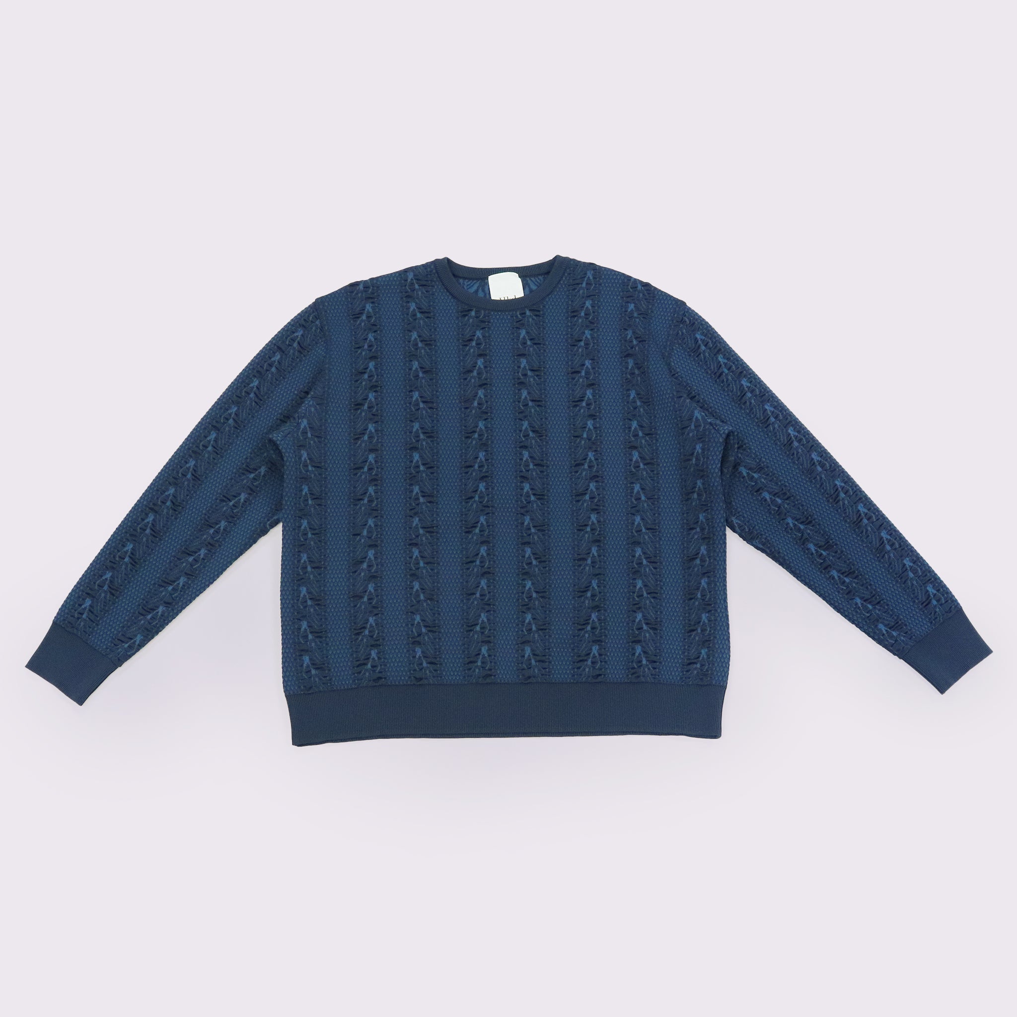 【HKD/花澤ニットデザイン】鳥柄プルオーバー