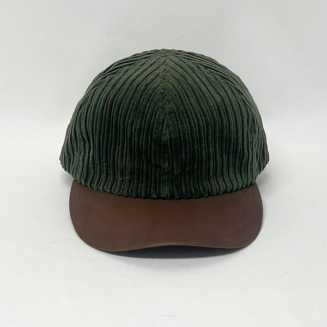 morno コーデュロイ×レザーCAP № 722615