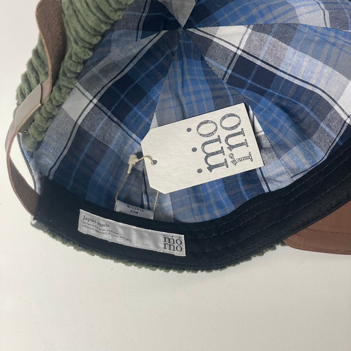 morno コーデュロイ×レザーCAP № 722615