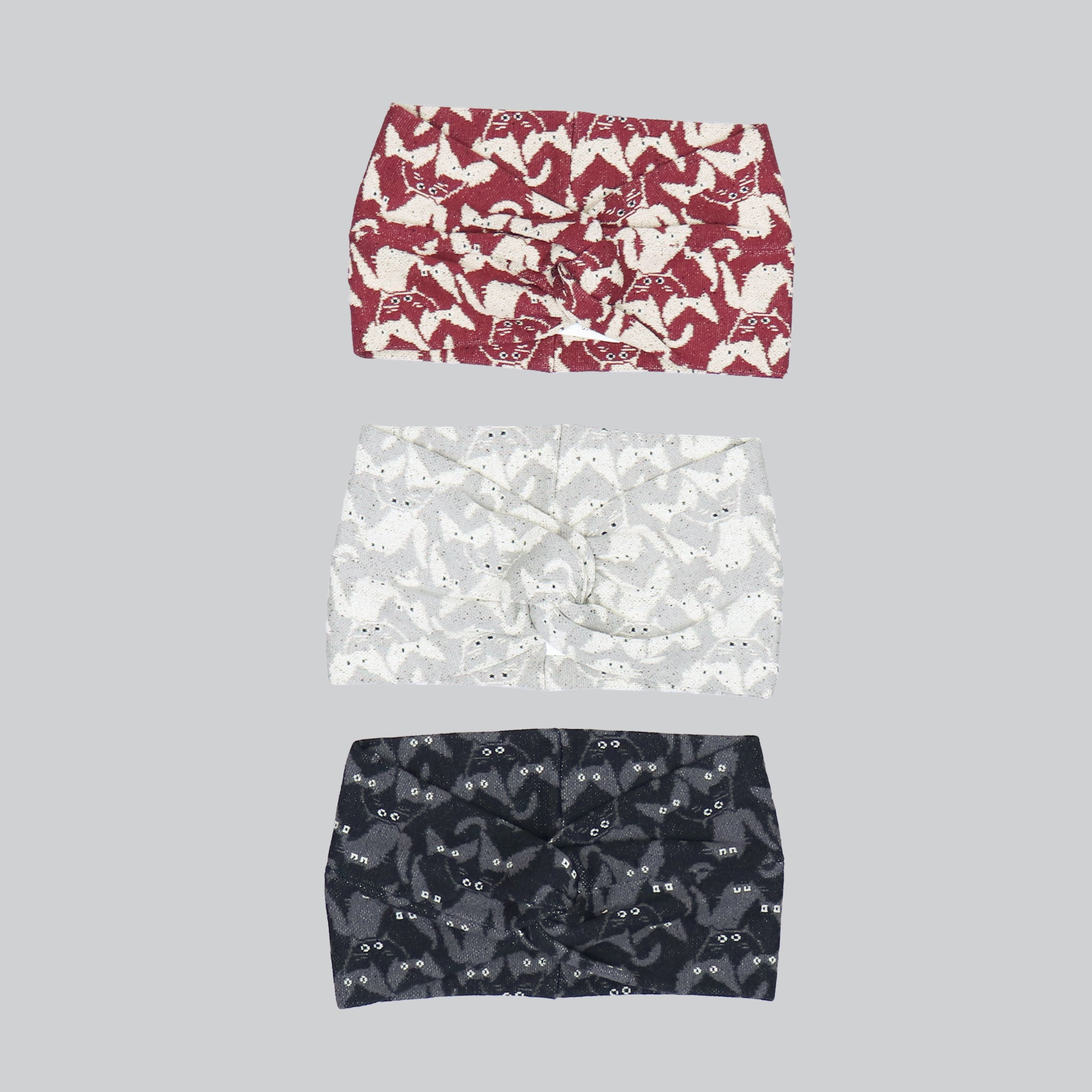【NYANDER KNIT/ニャンダーニット】CATgeometric TURBAN