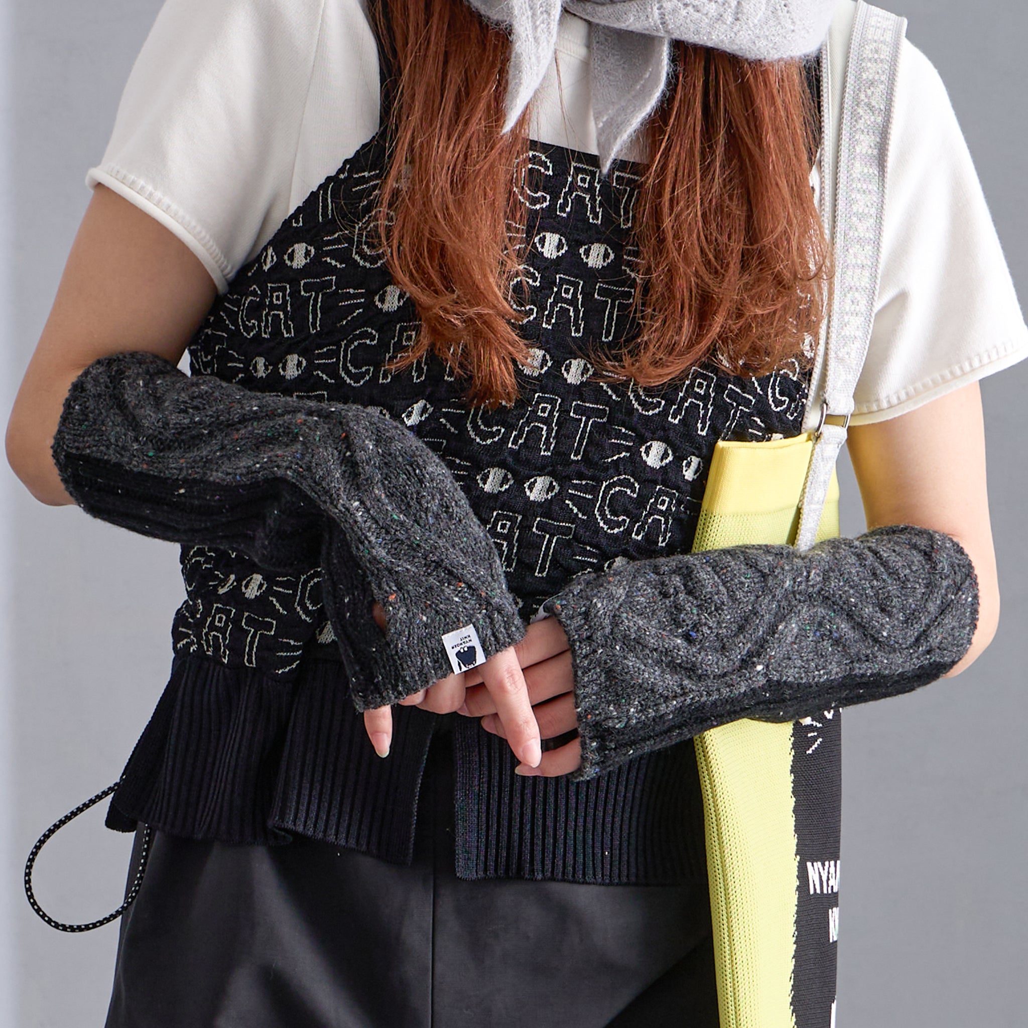 【NYANDER KNIT/ニャンダーニット】STARDUST ARM WARMER