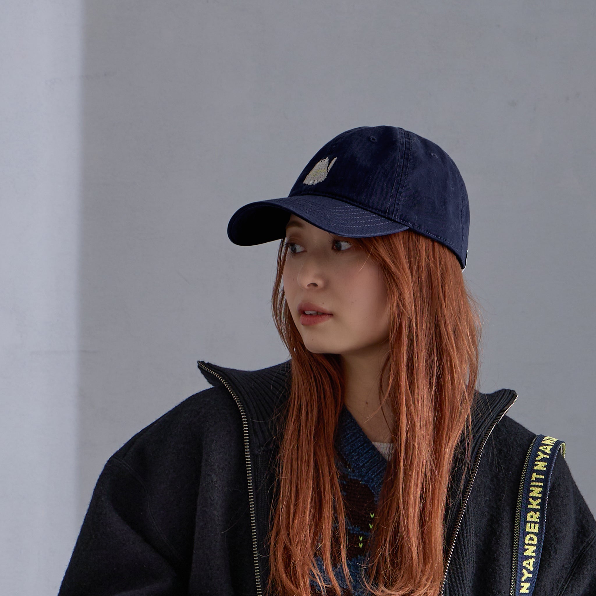【NYANDER KNIT/ニャンダーニット】 NYANDER　EMBROIDERY CAP