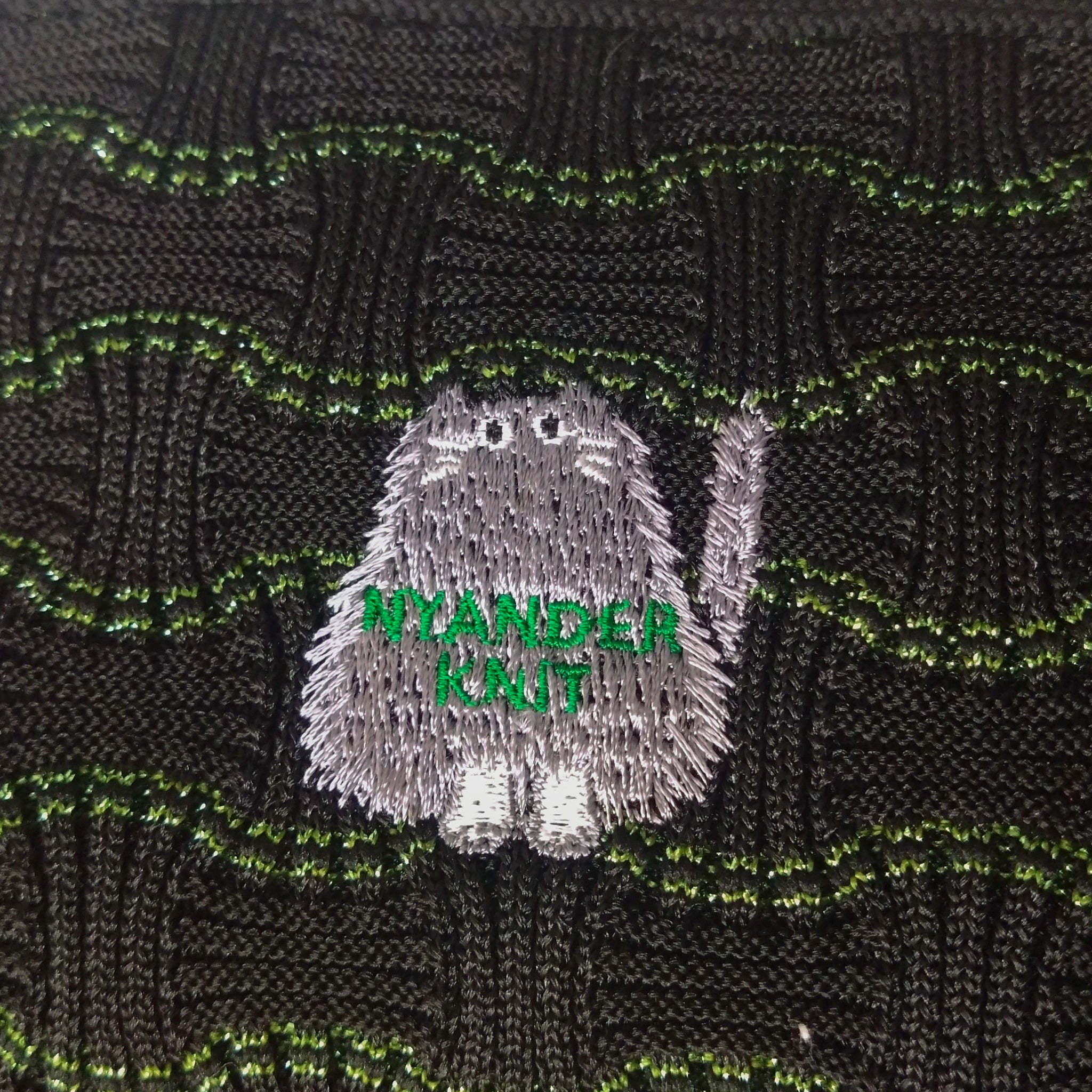 【NYANDER KNIT/ニャンダーニット】BORDER PORCH