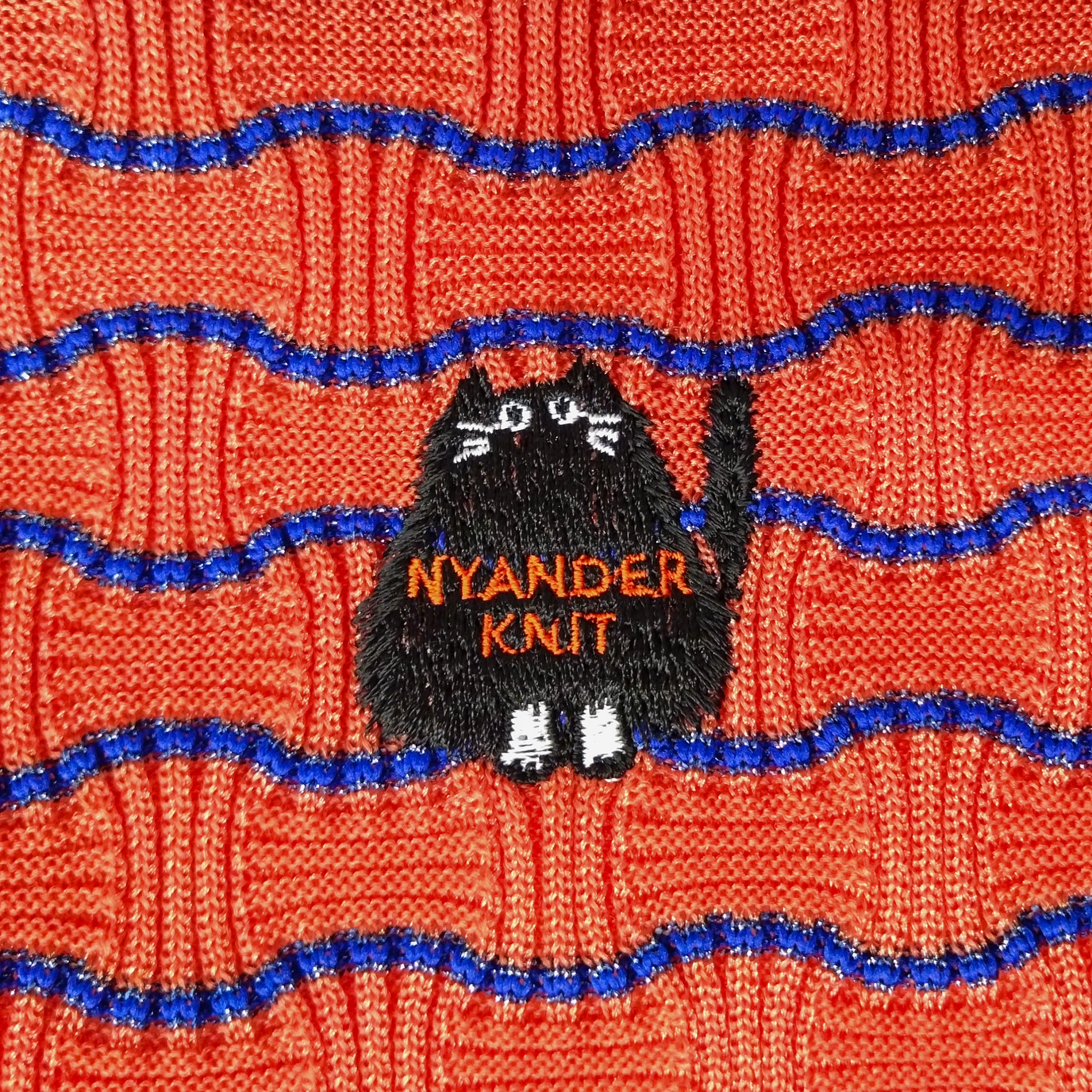 【NYANDER KNIT/ニャンダーニット】BORDER PORCH