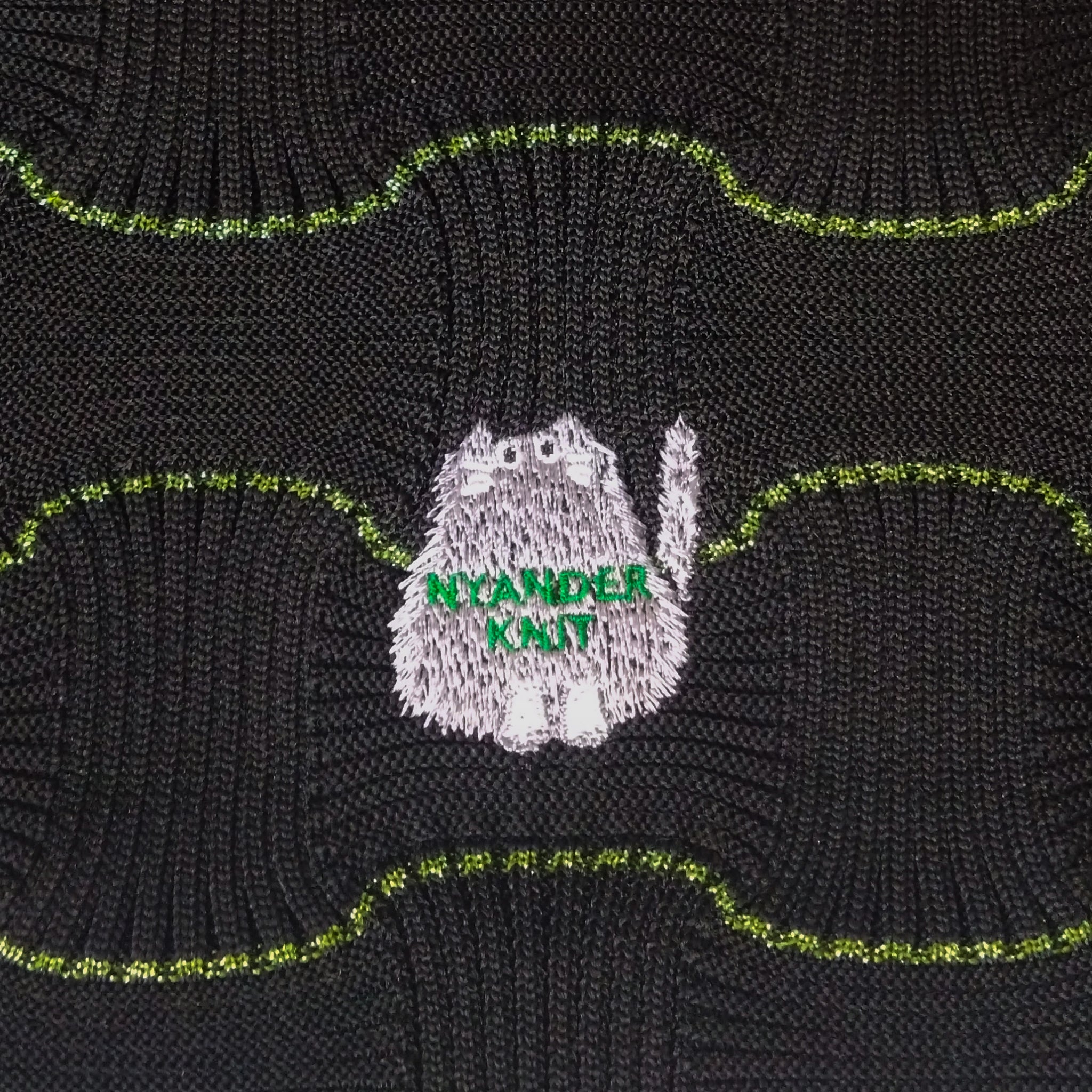 【NYANDER KNIT/ニャンダーニット】BORDER TOTE