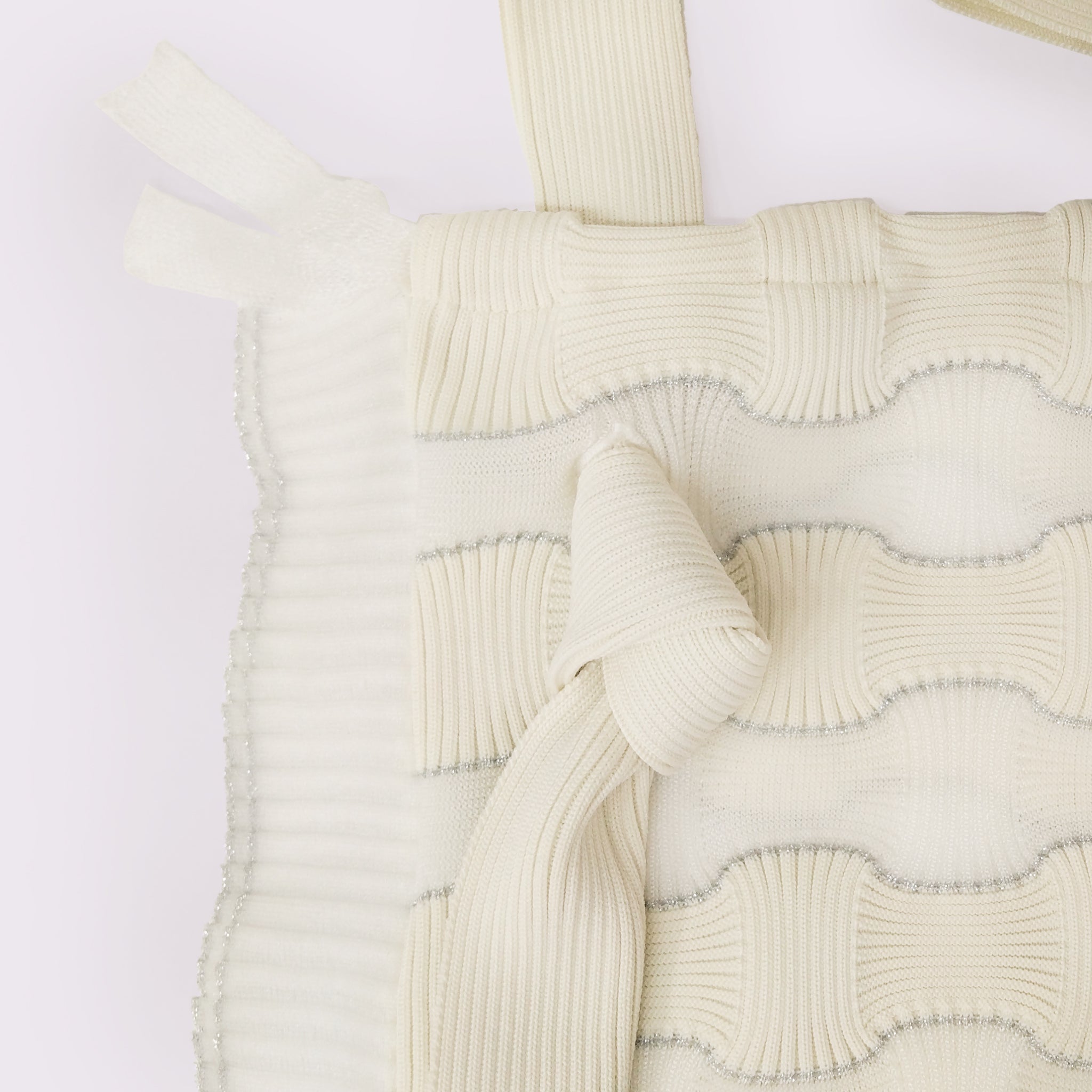 【NYANDER KNIT/ニャンダーニット】BORDER TOTE