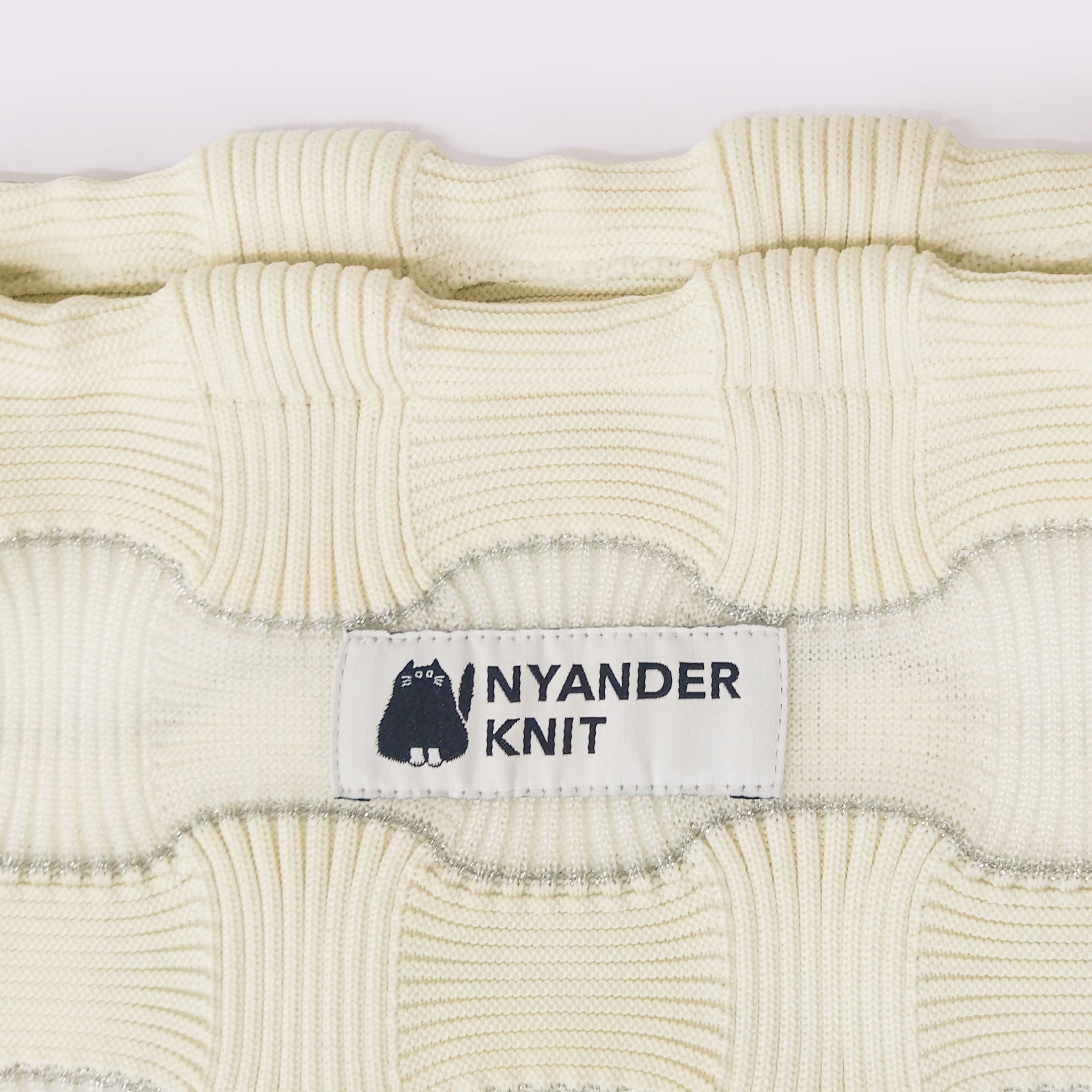 【NYANDER KNIT/ニャンダーニット】BORDER TOTE