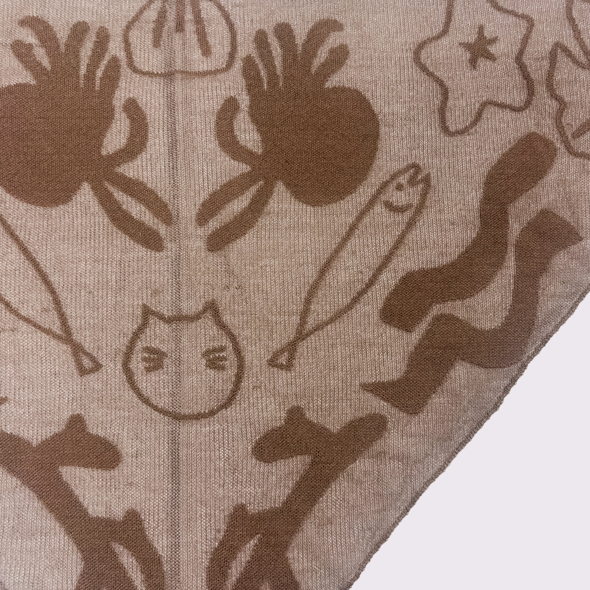 【NYANDER KNIT/ニャンダーニット】SANNKAKU SHAWL MER