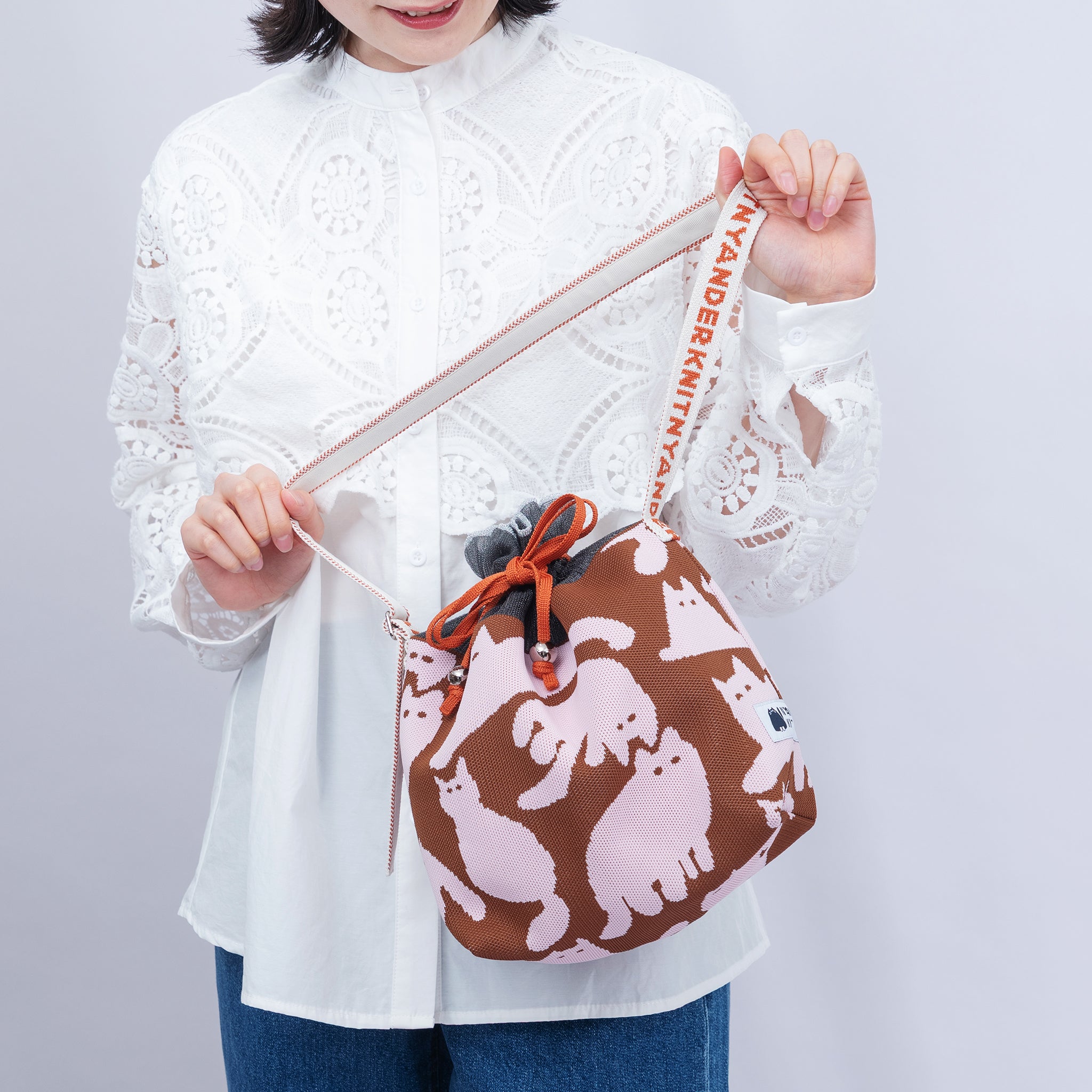 【NYANDER KNIT/ニャンダーニット】 SHADOW CAT BAG　ATRENA限定デザイン