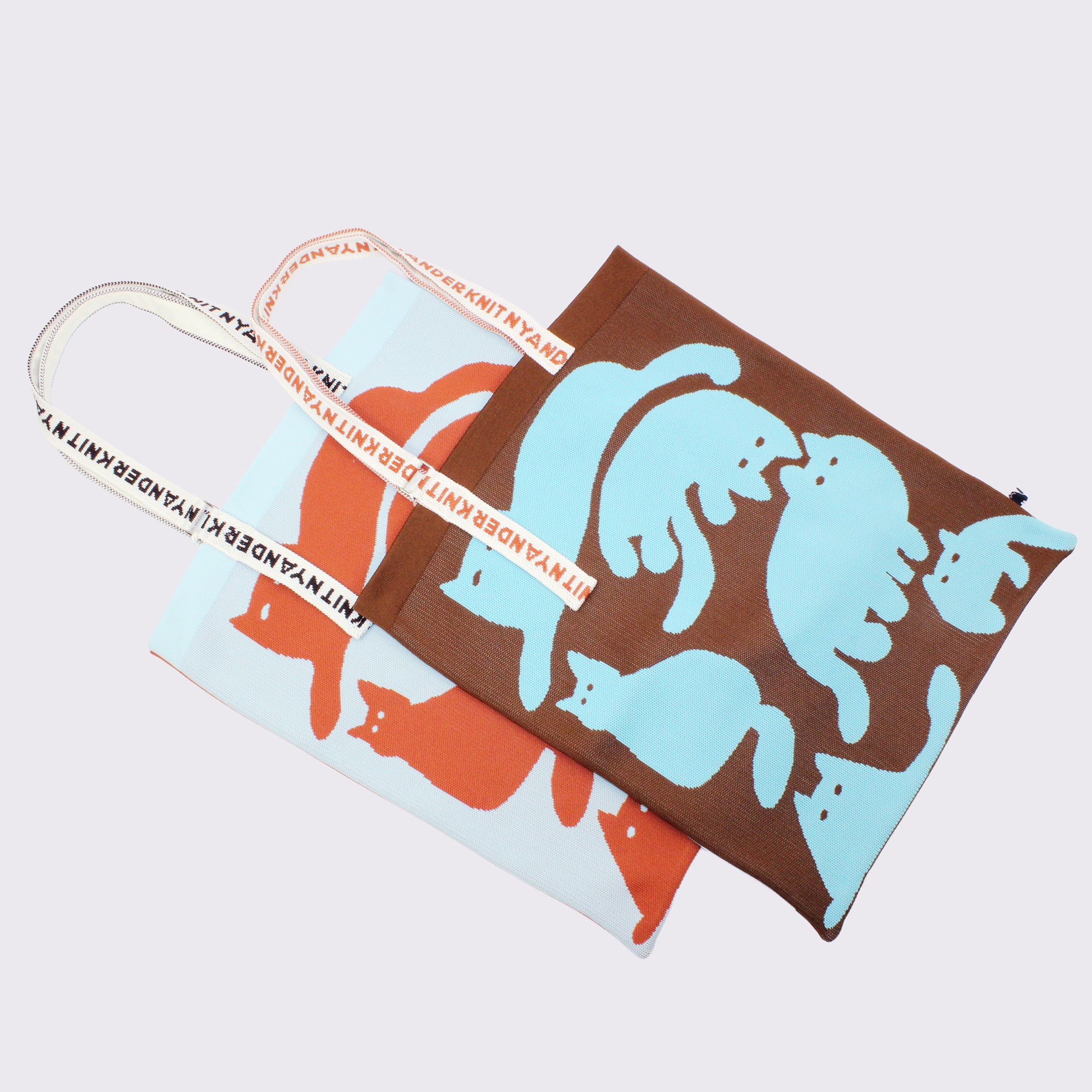 【NYANDER KNIT/ニャンダーニット】 SHADOW CAT TOTE　ATRENA限定デザイン
