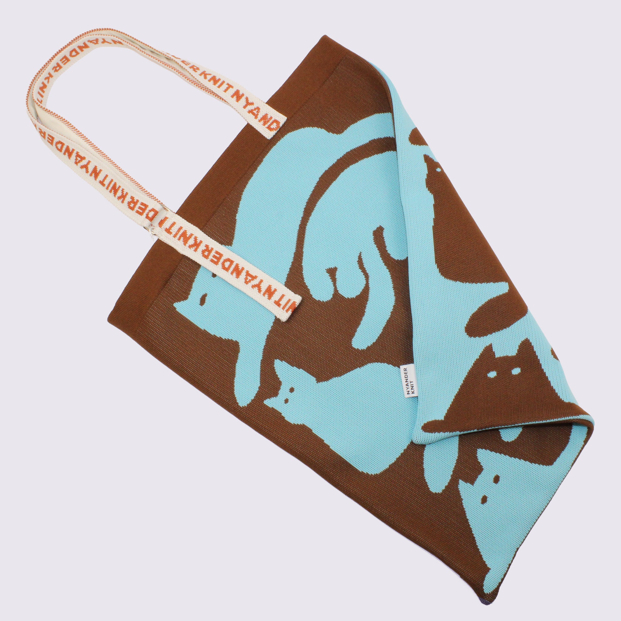 【NYANDER KNIT/ニャンダーニット】 SHADOW CAT TOTE　ATRENA限定デザイン