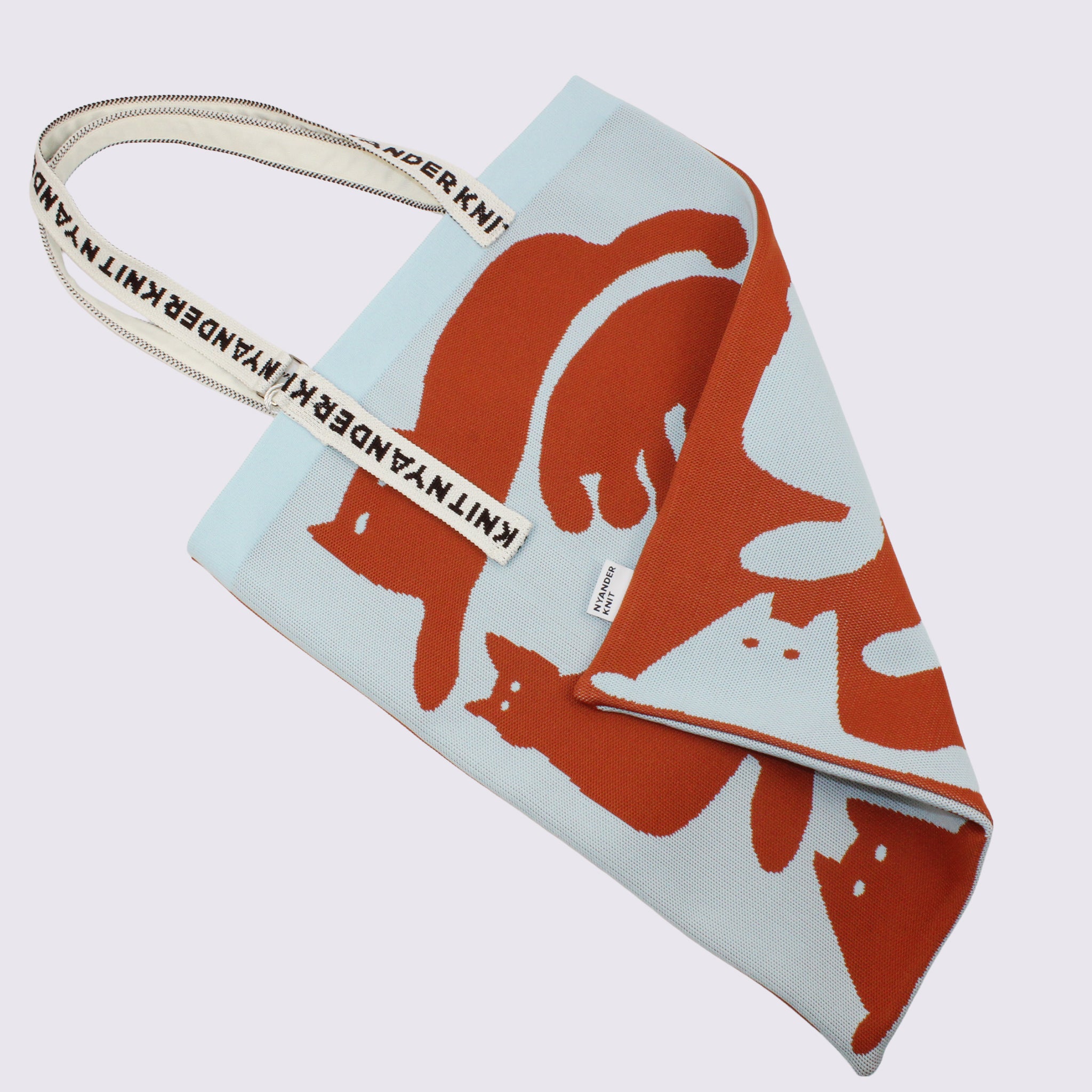 【NYANDER KNIT/ニャンダーニット】 SHADOW CAT TOTE　ATRENA限定デザイン