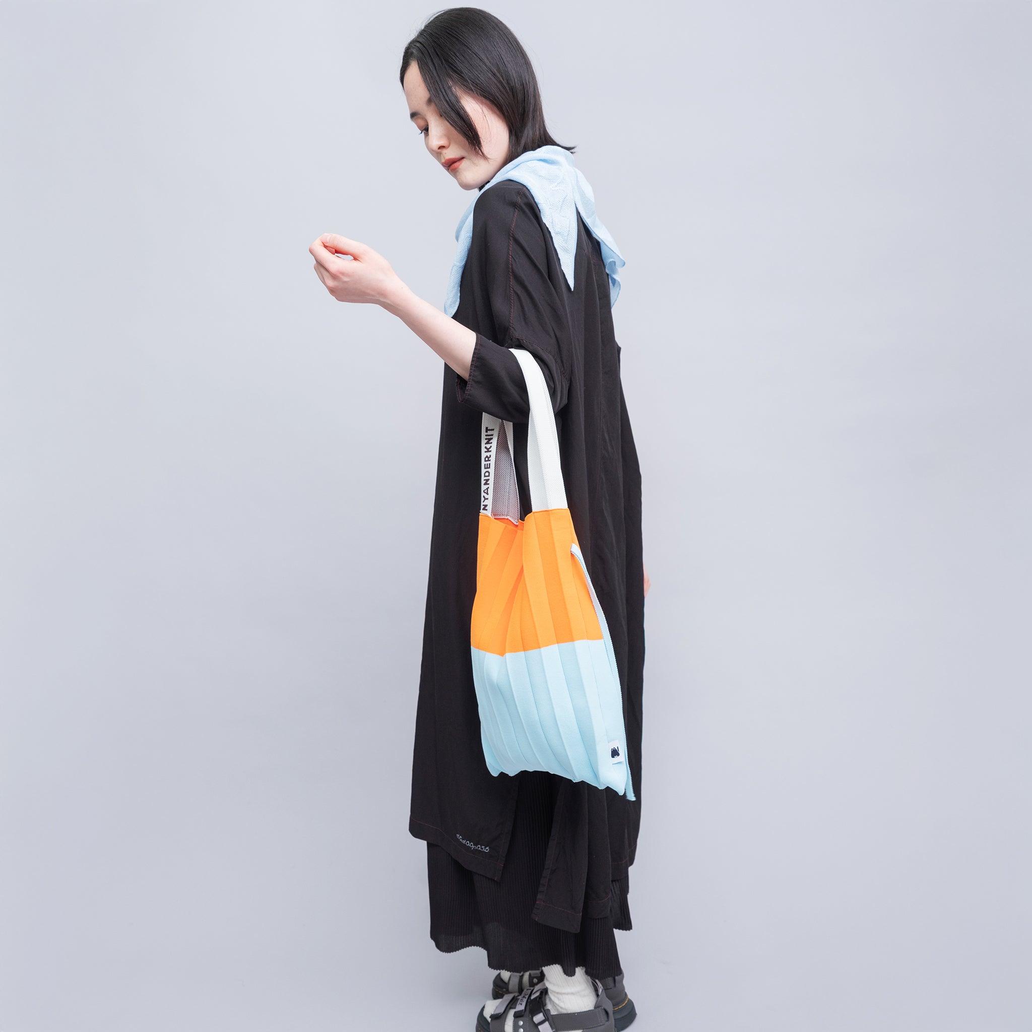 【NYANDER KNIT/ニャンダーニット】 NYANDER PLEATED PACK TOTE　ATRENA限定デザイン