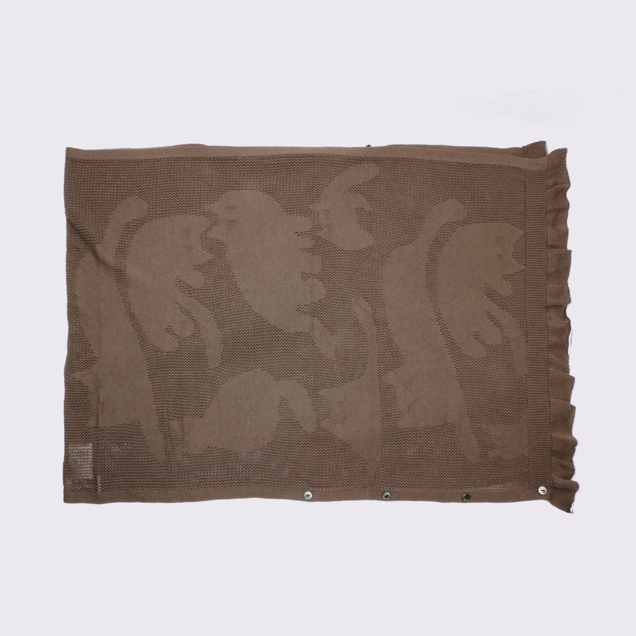 【NYANDER KNIT/ニャンダーニット】Shadow CAT３way　Lace shawl　ATRENA限定デザイン