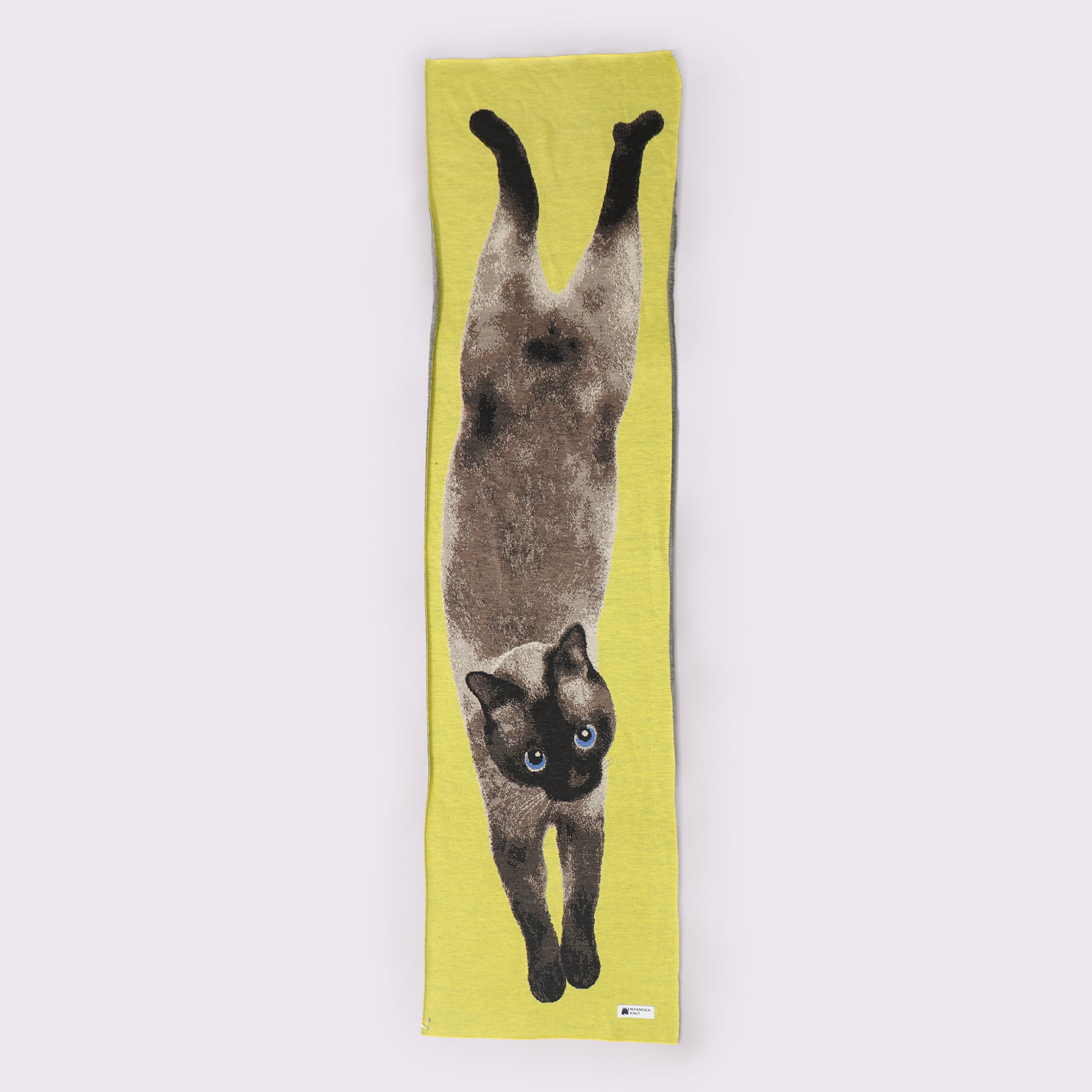 予約販売【NYANDER KNIT/ニャンダーニット】STRETCHING CAT SCARF