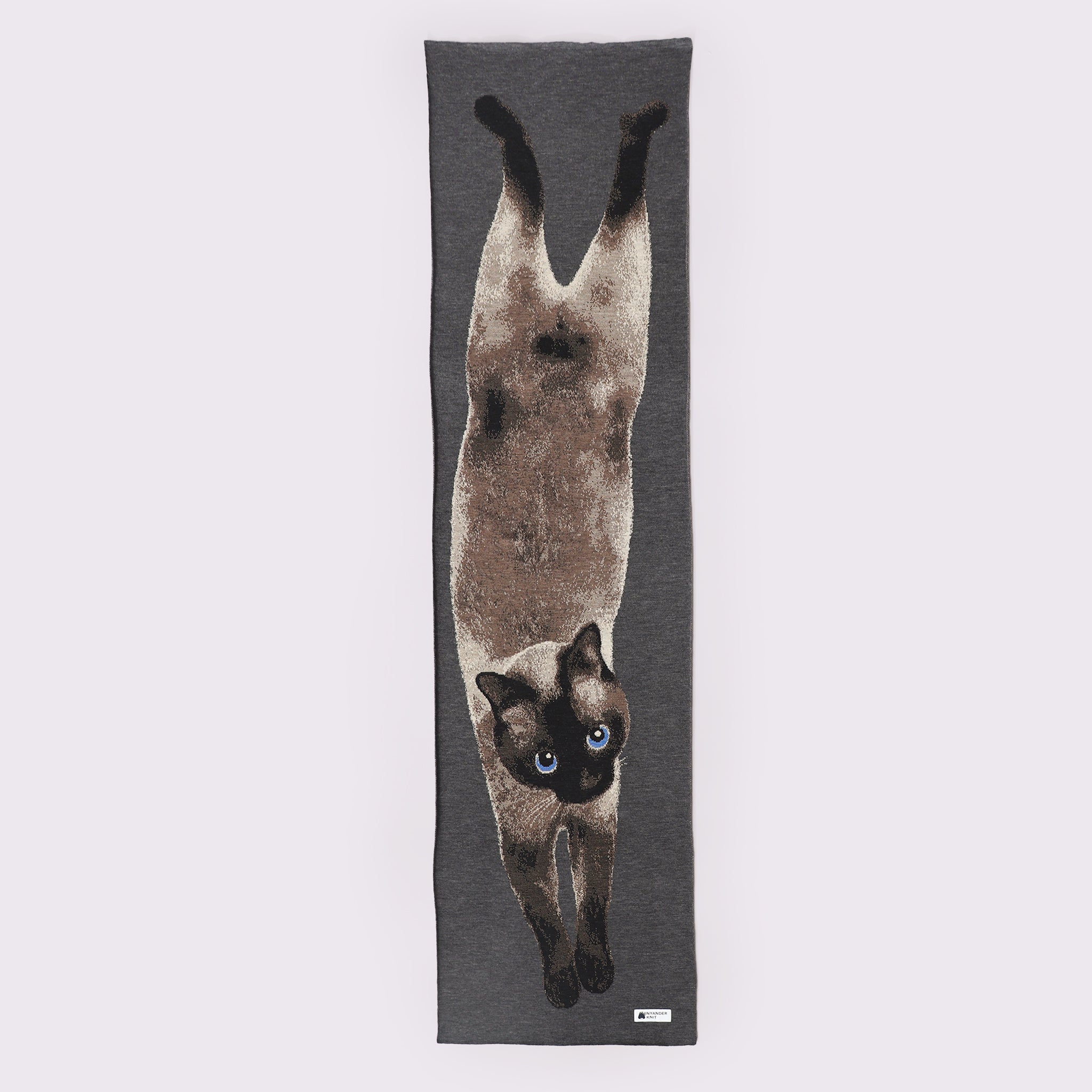 予約販売【NYANDER KNIT/ニャンダーニット】STRETCHING CAT SCARF