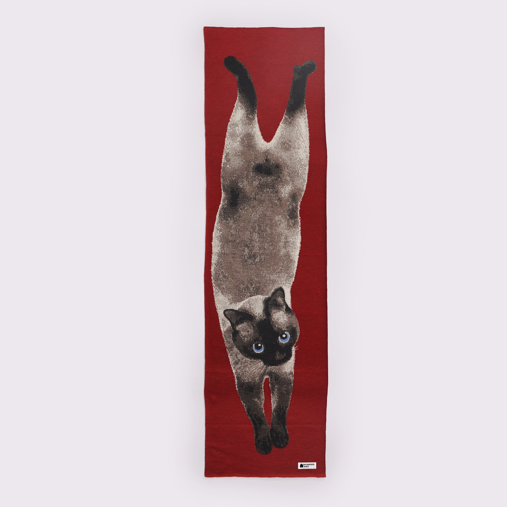 予約販売【NYANDER KNIT/ニャンダーニット】STRETCHING CAT SCARF