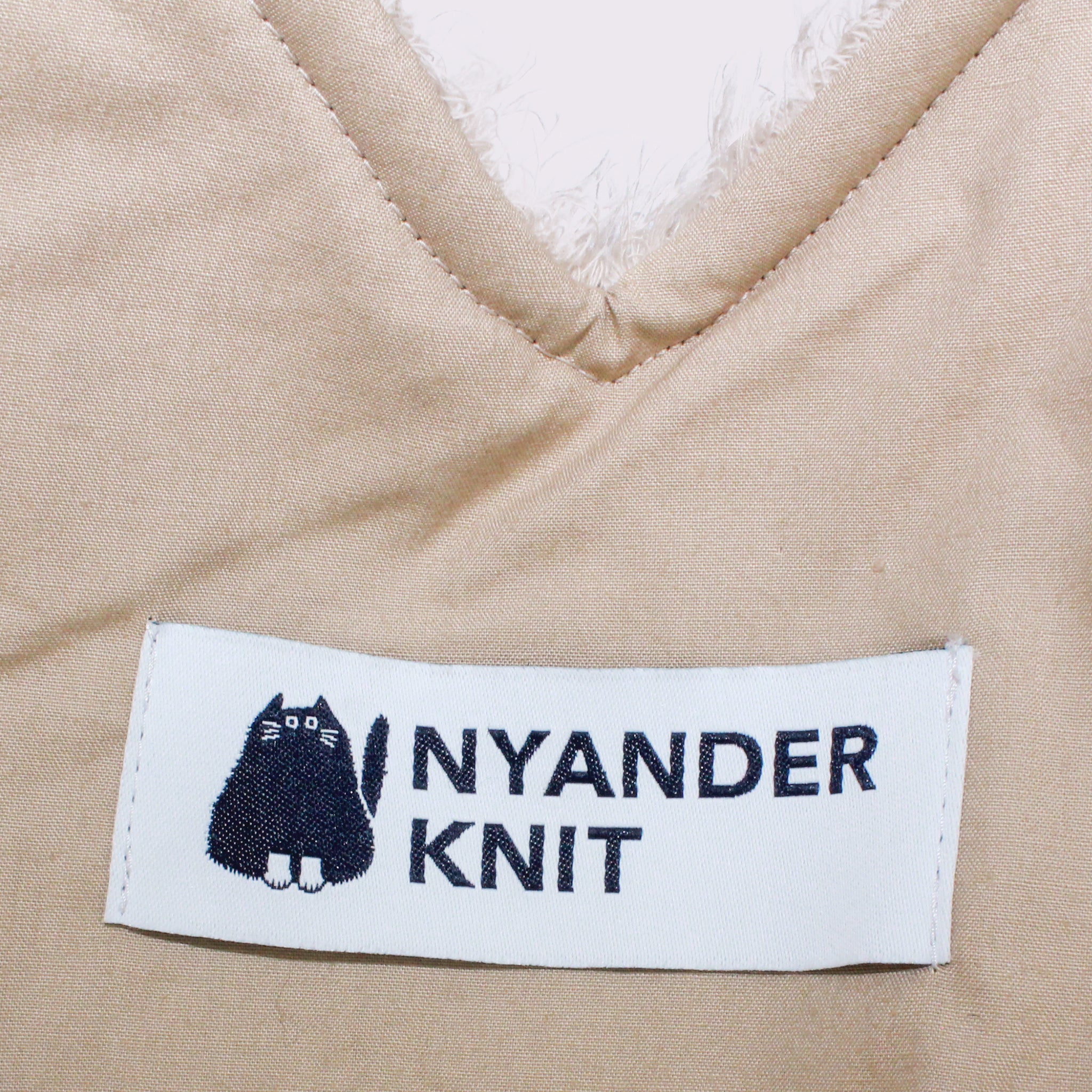 予約販売【NYANDER KNIT/ニャンダーニット】FLUFFY CAT BAG