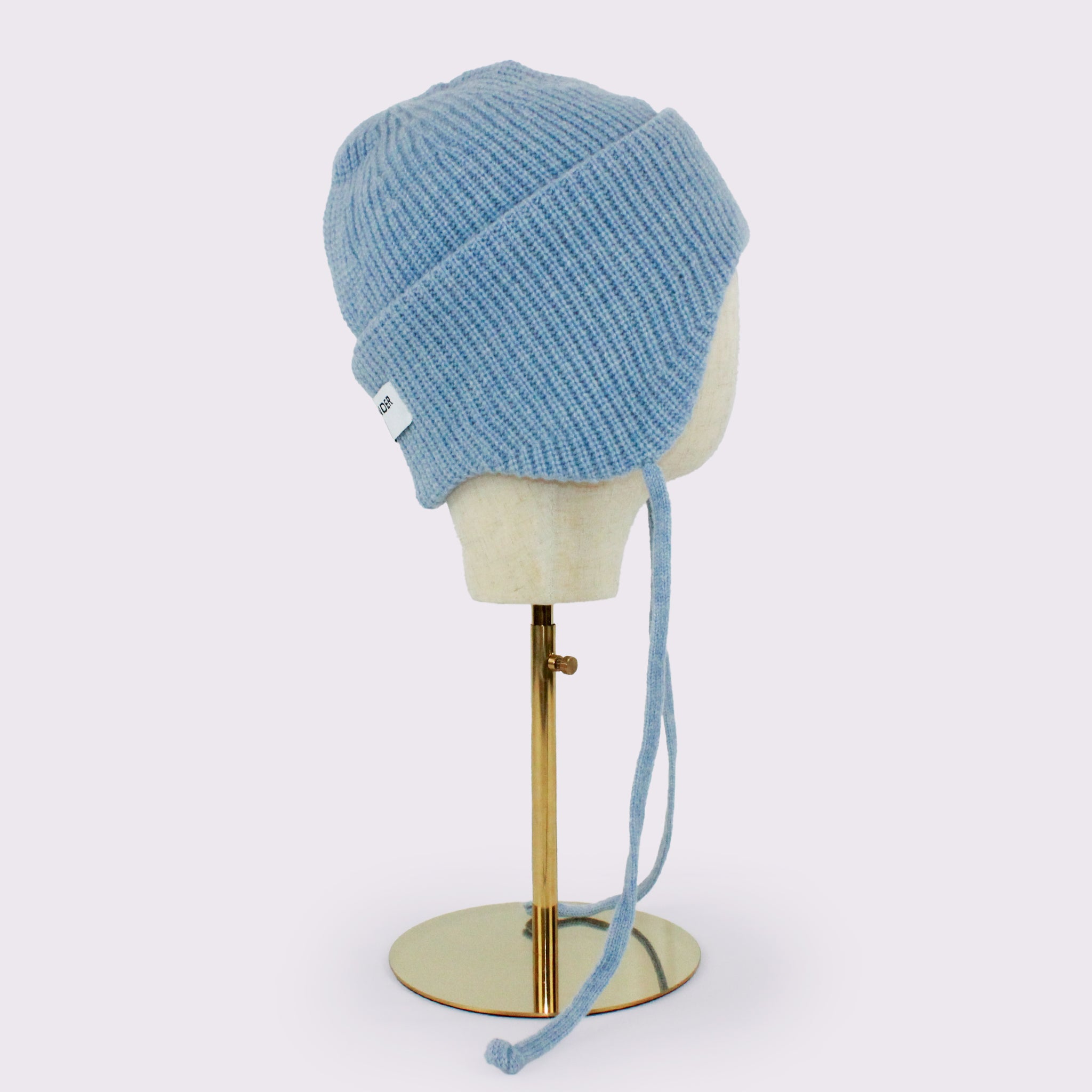 予約販売【NYANDER KNIT/ニャンダーニット】CAT EMBROIDERY EARFLAP KNIT CAP