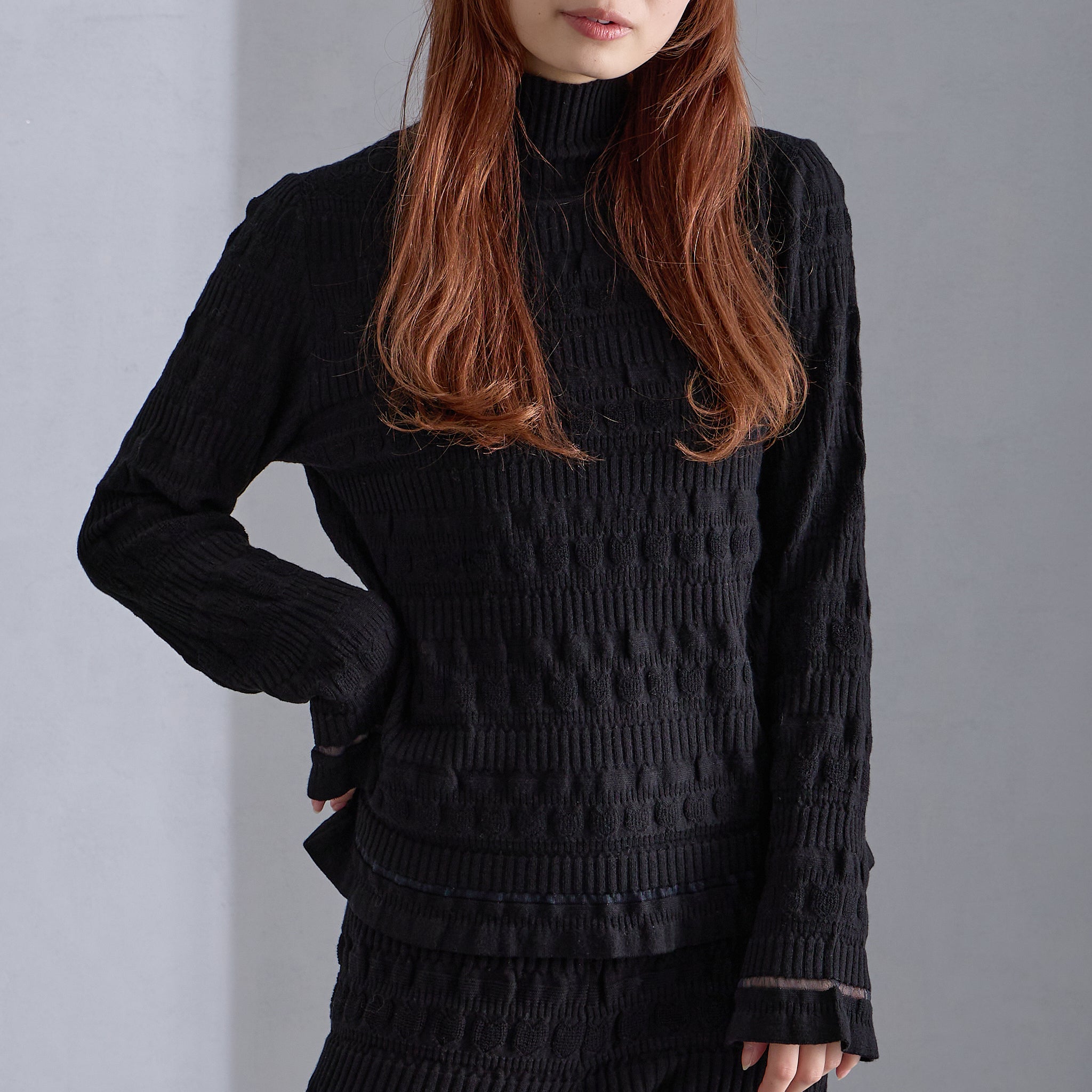 【NYANDER KNIT/ニャンダーニット】  CATRIB TURTLE PULL