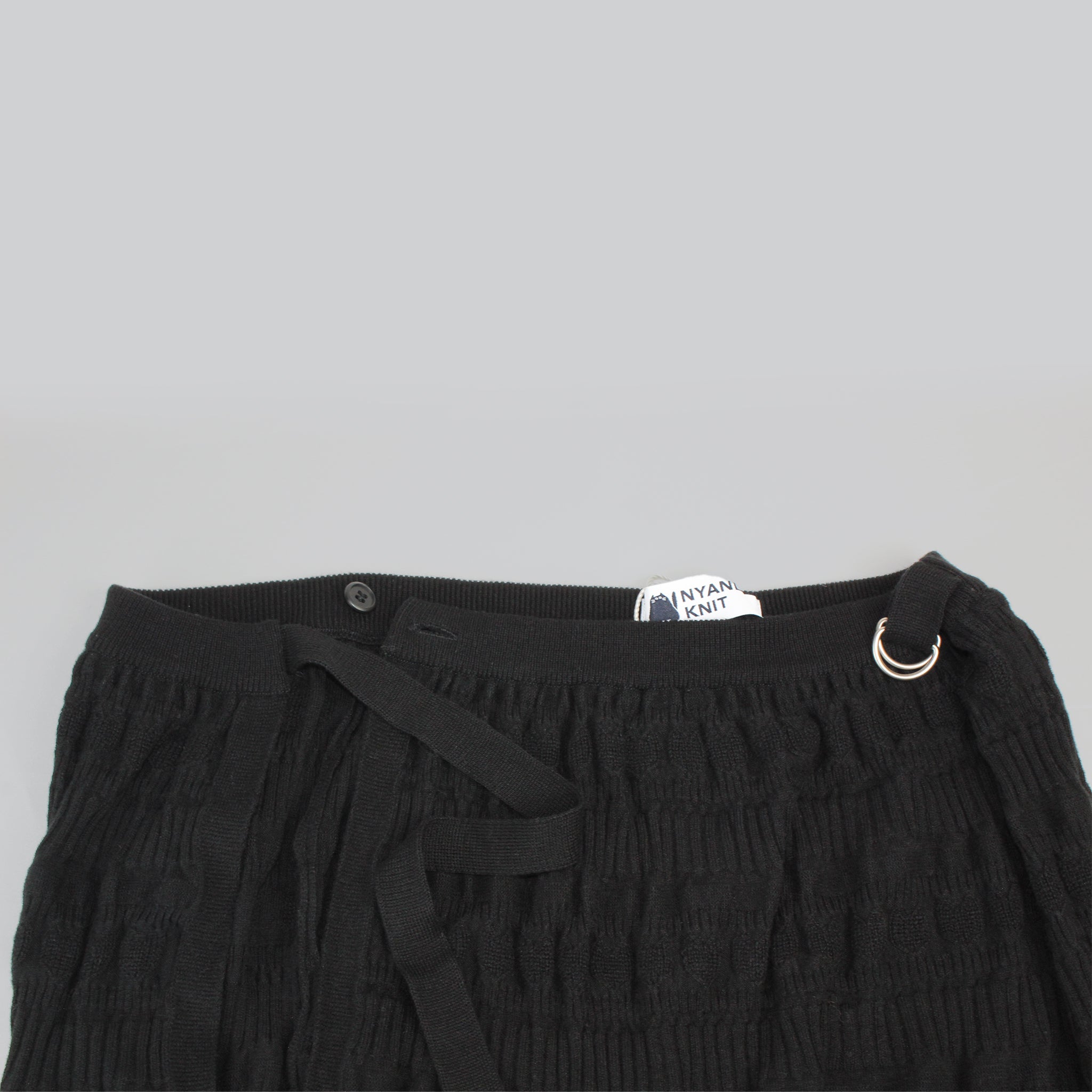 【NYANDER KNIT/ニャンダーニット】   CAT RIB WRAP SKIRT